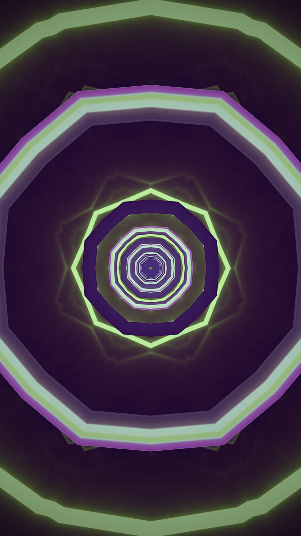 Colorful tunnel video vj loop creating a seamless visual experien