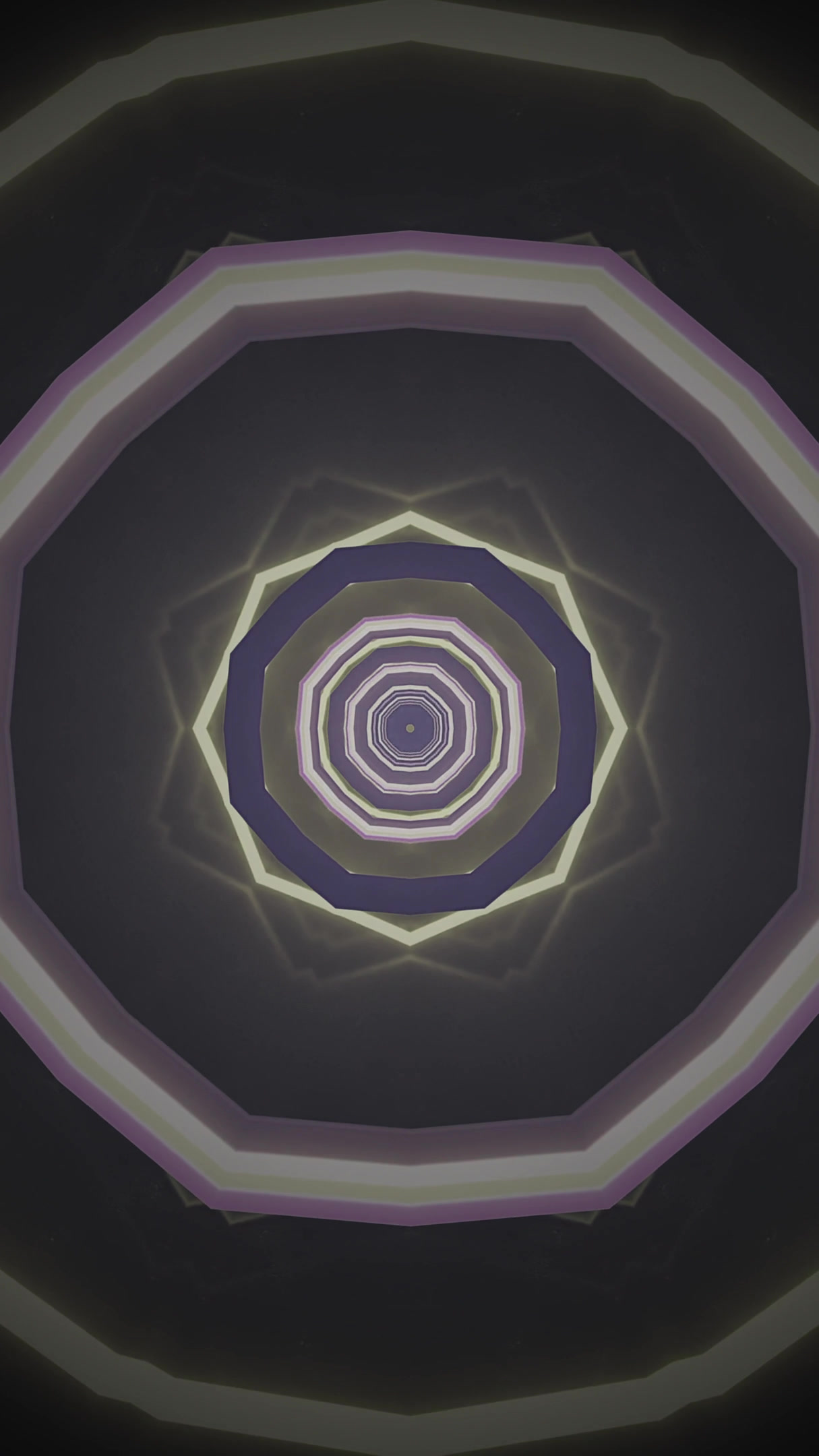 Mesmerizing tunnel video vj loop screensaver features a seamless