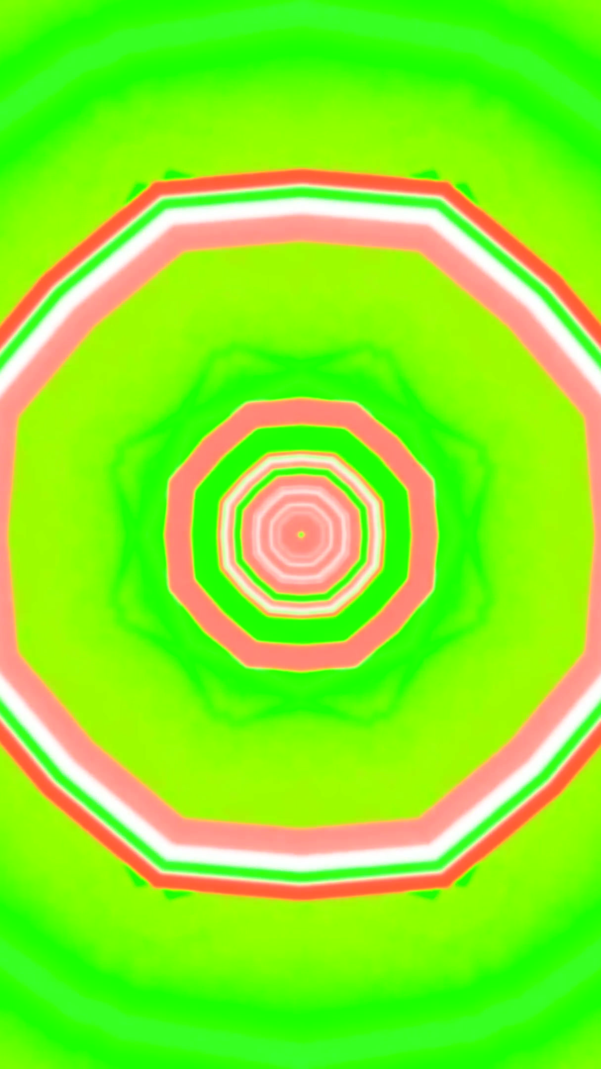 Tunnel video loop creates vibrant motion and color in a seamless