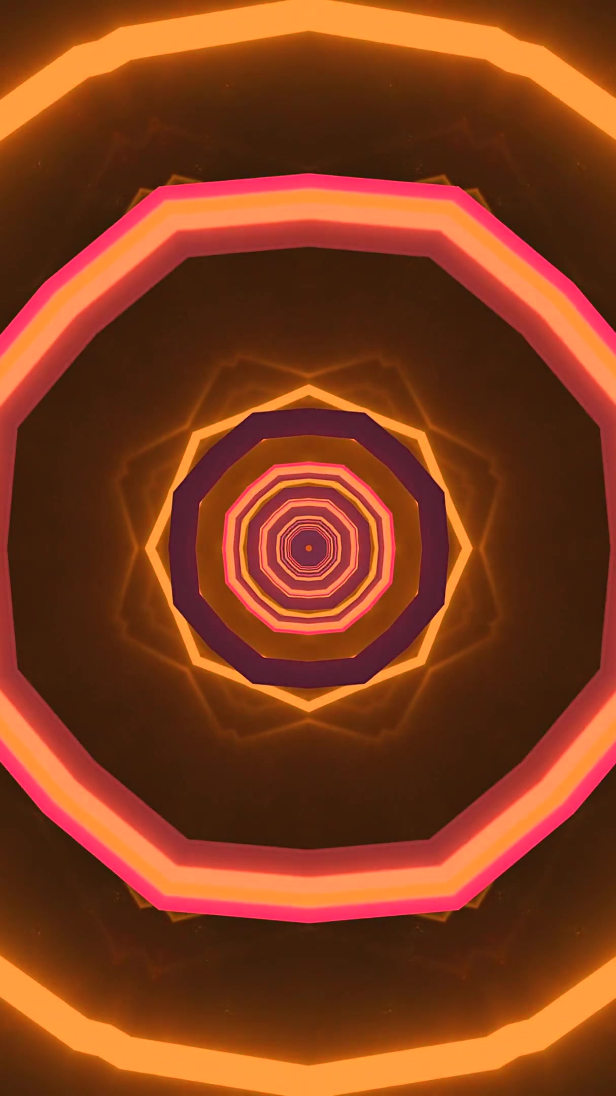 Tunnel video vj loop seamless screensaver with mesmerizing patter