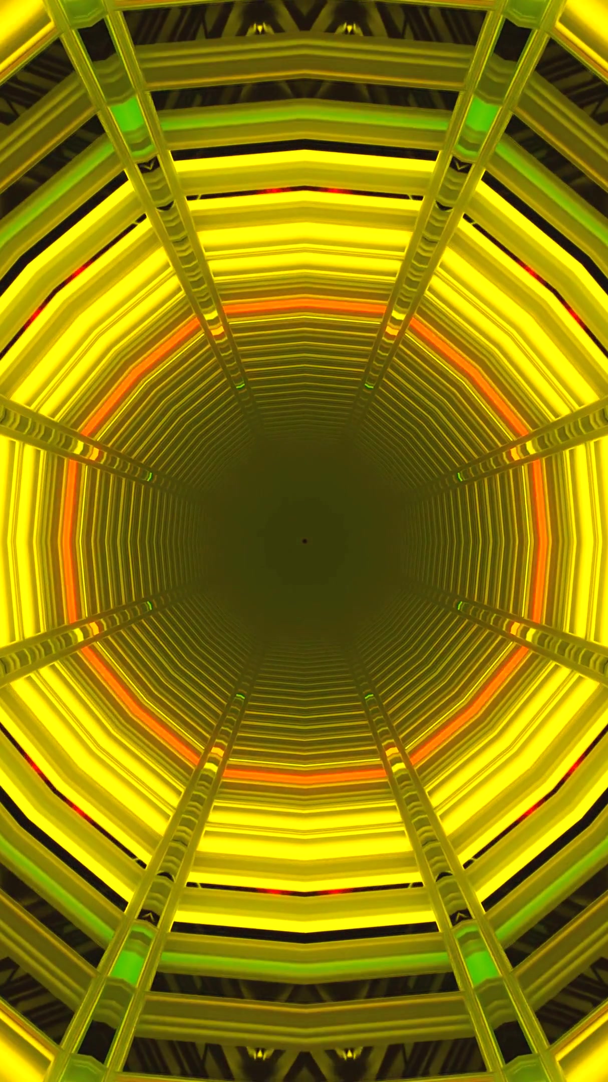 Vibrant tunnel video vj loop screensaver creates a dynamic visual