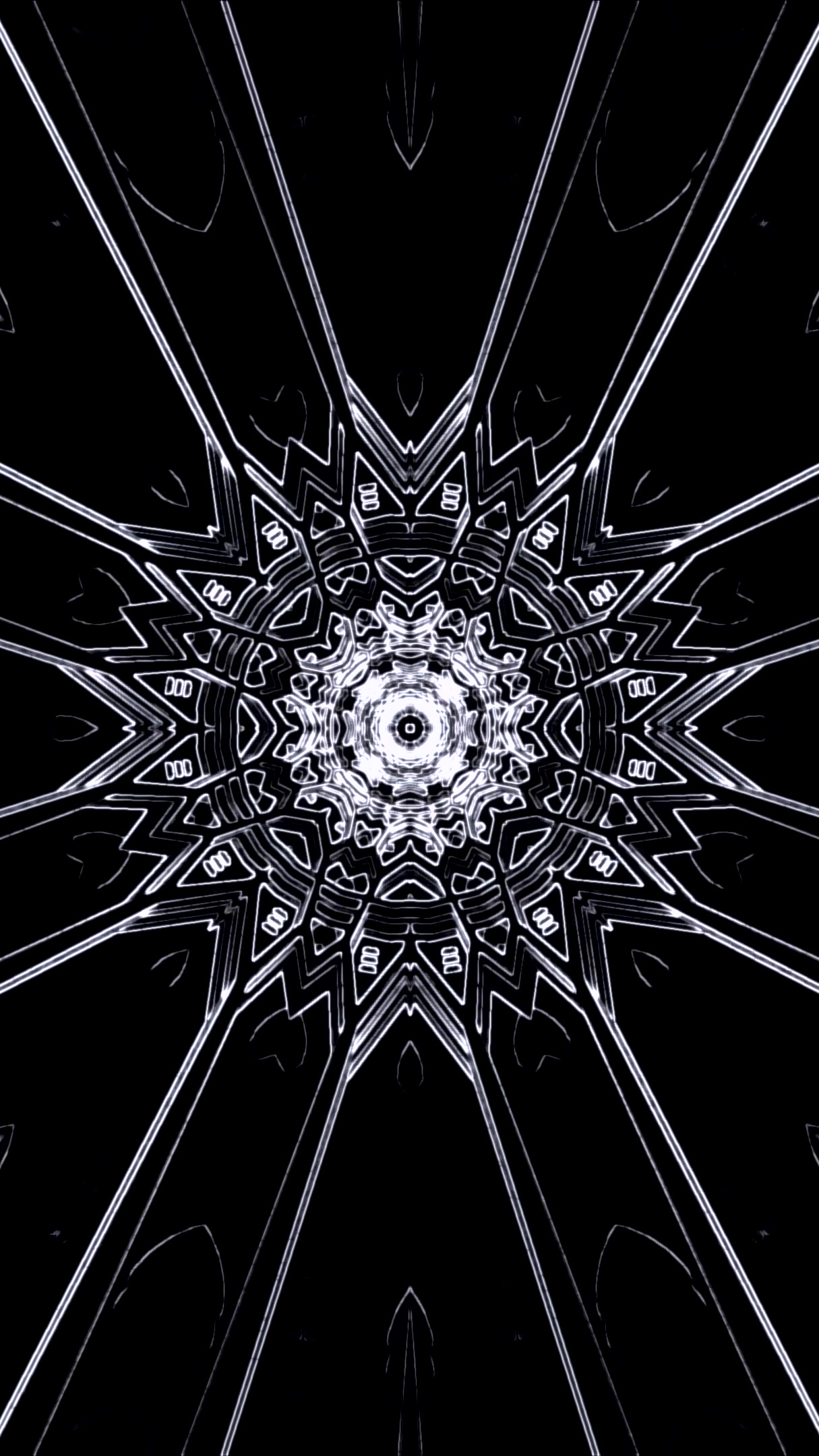 Dynamic tunnel video vj loop seamless screensaver with intricate