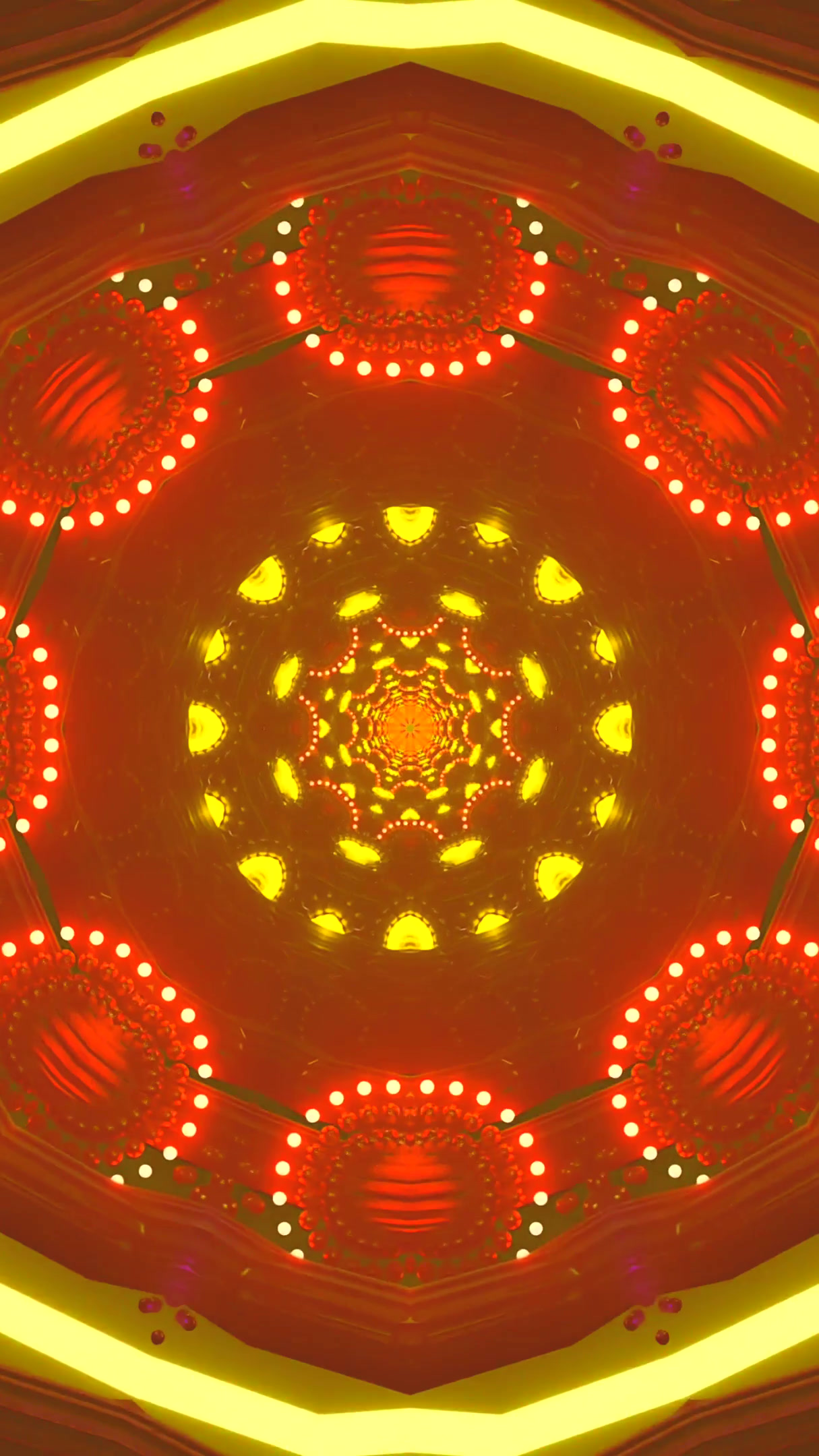 Tunnel video vj loop seamless screensaver creates vibrant and mes