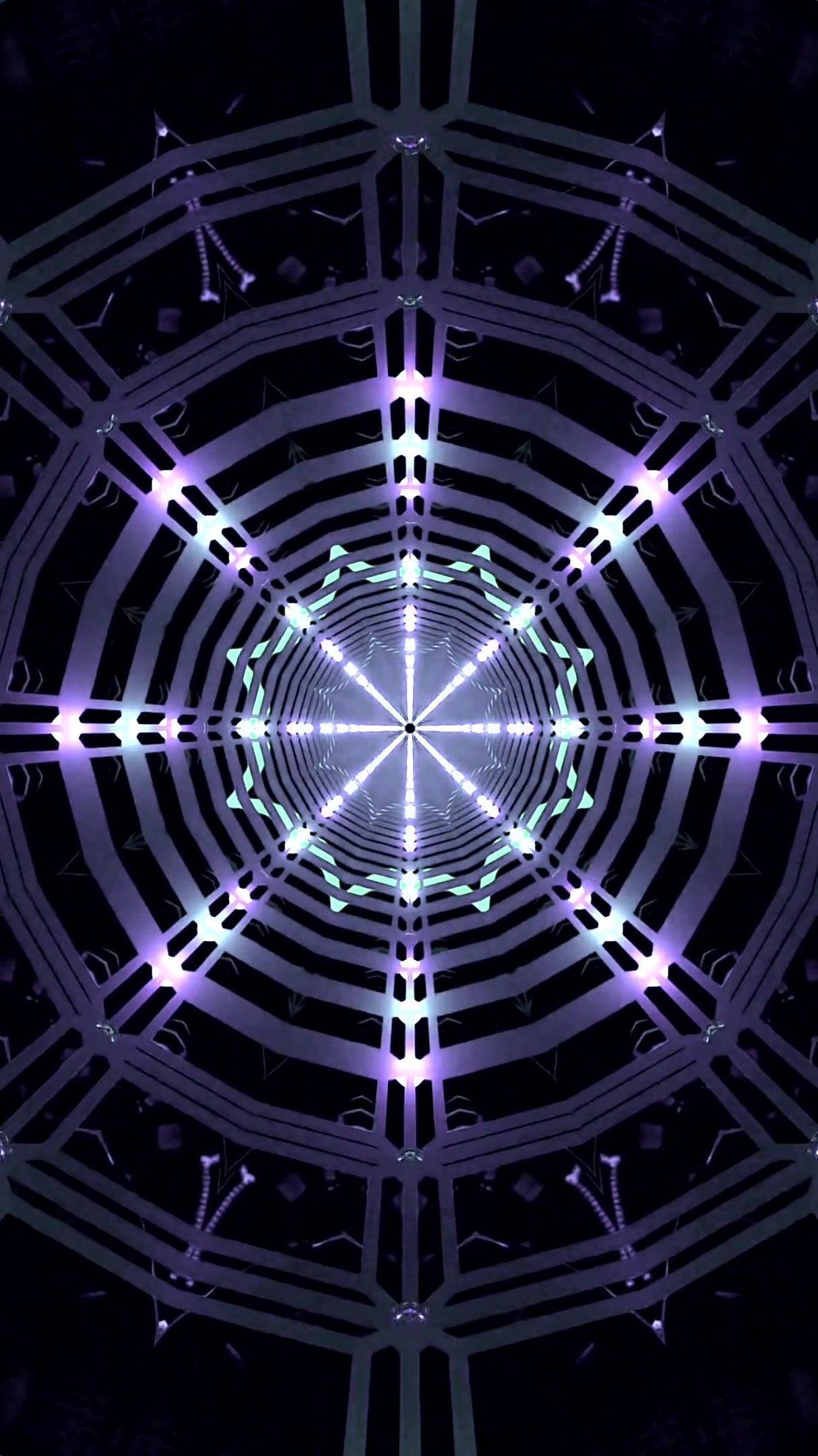 Tunnel video vj loop screensaver features seamless motion with vi