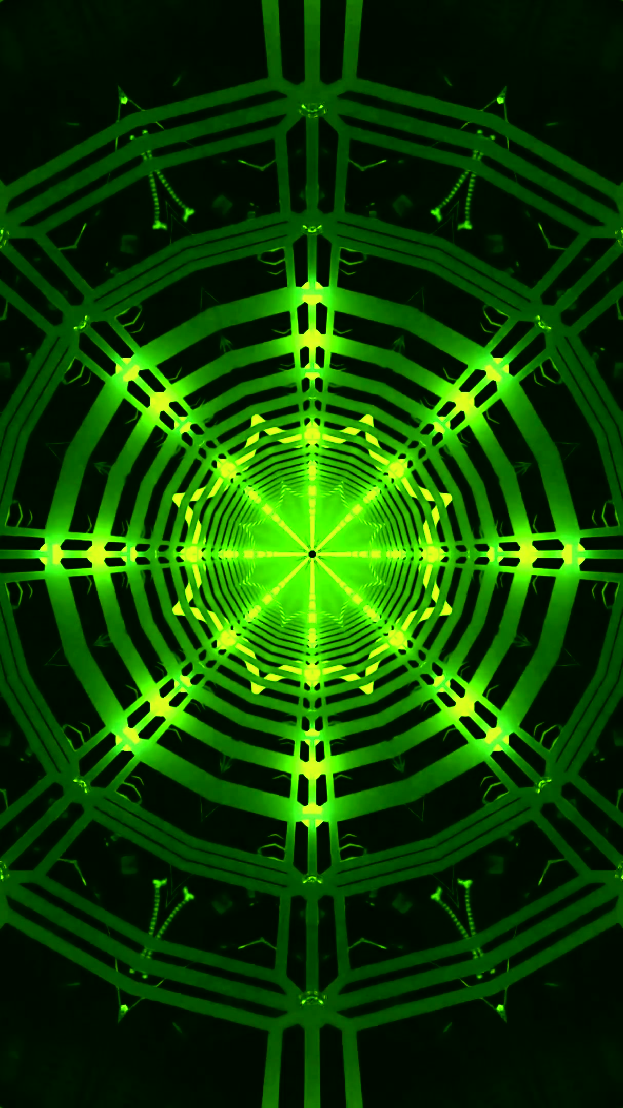 Tunnel video vj loop screensaver creates an immersive experience