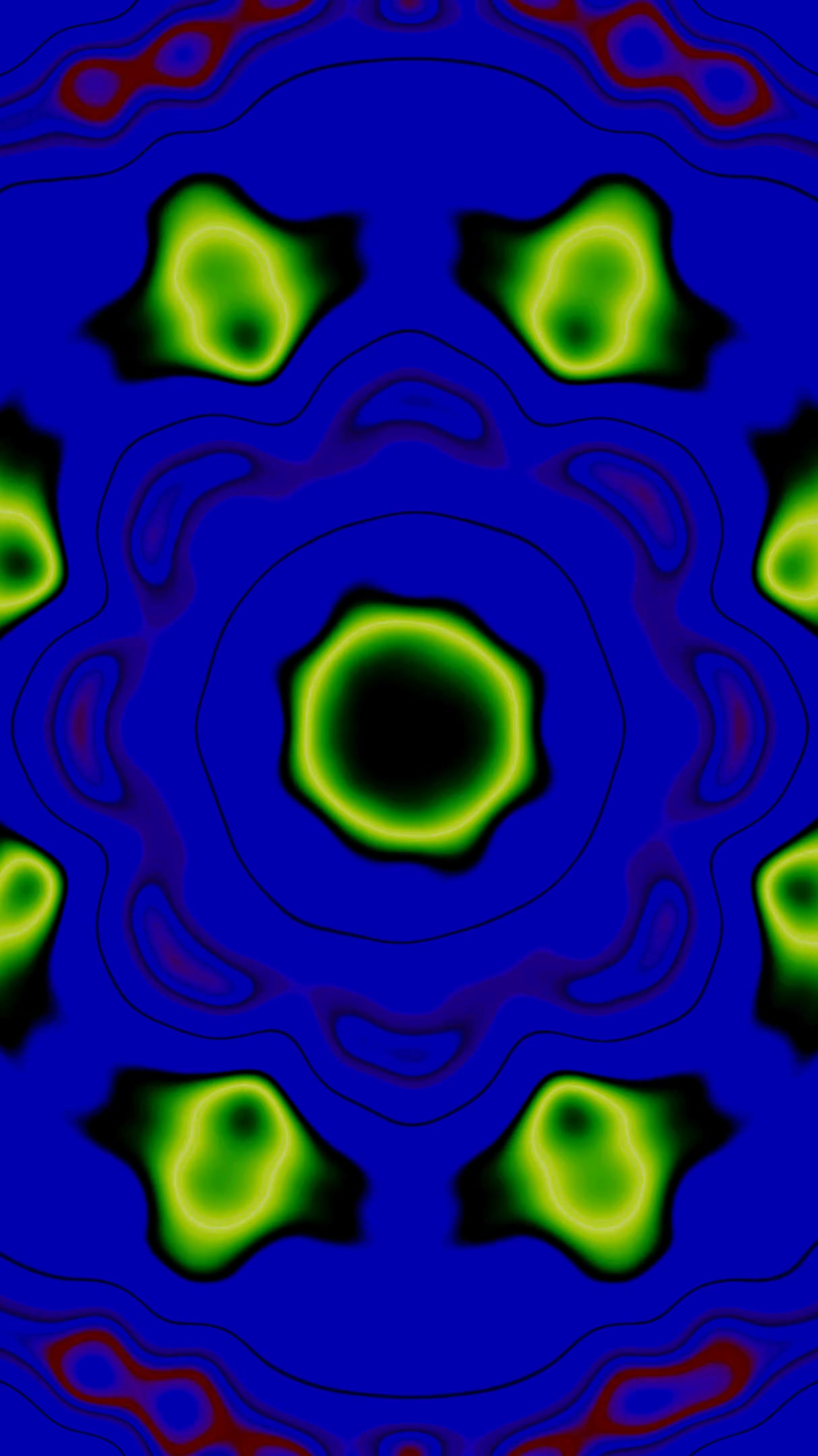 Colorful tunnel video loop creating endless motion effect perfect for screensaver use