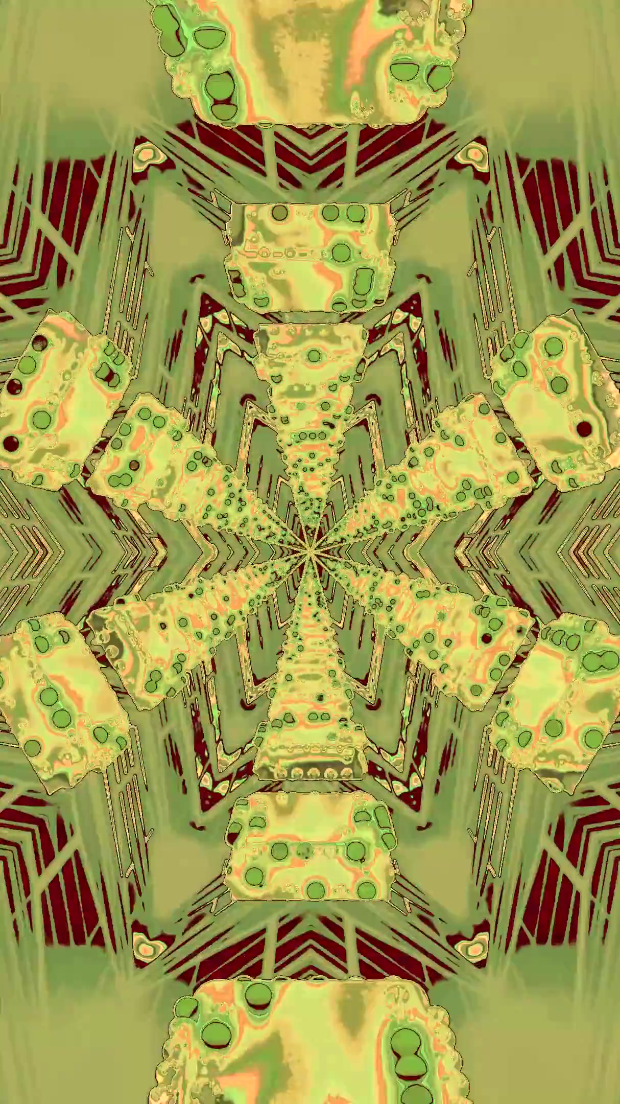 Colorful tunnel video VJ loop screensaver creating a dynamic visual experience for any display setting