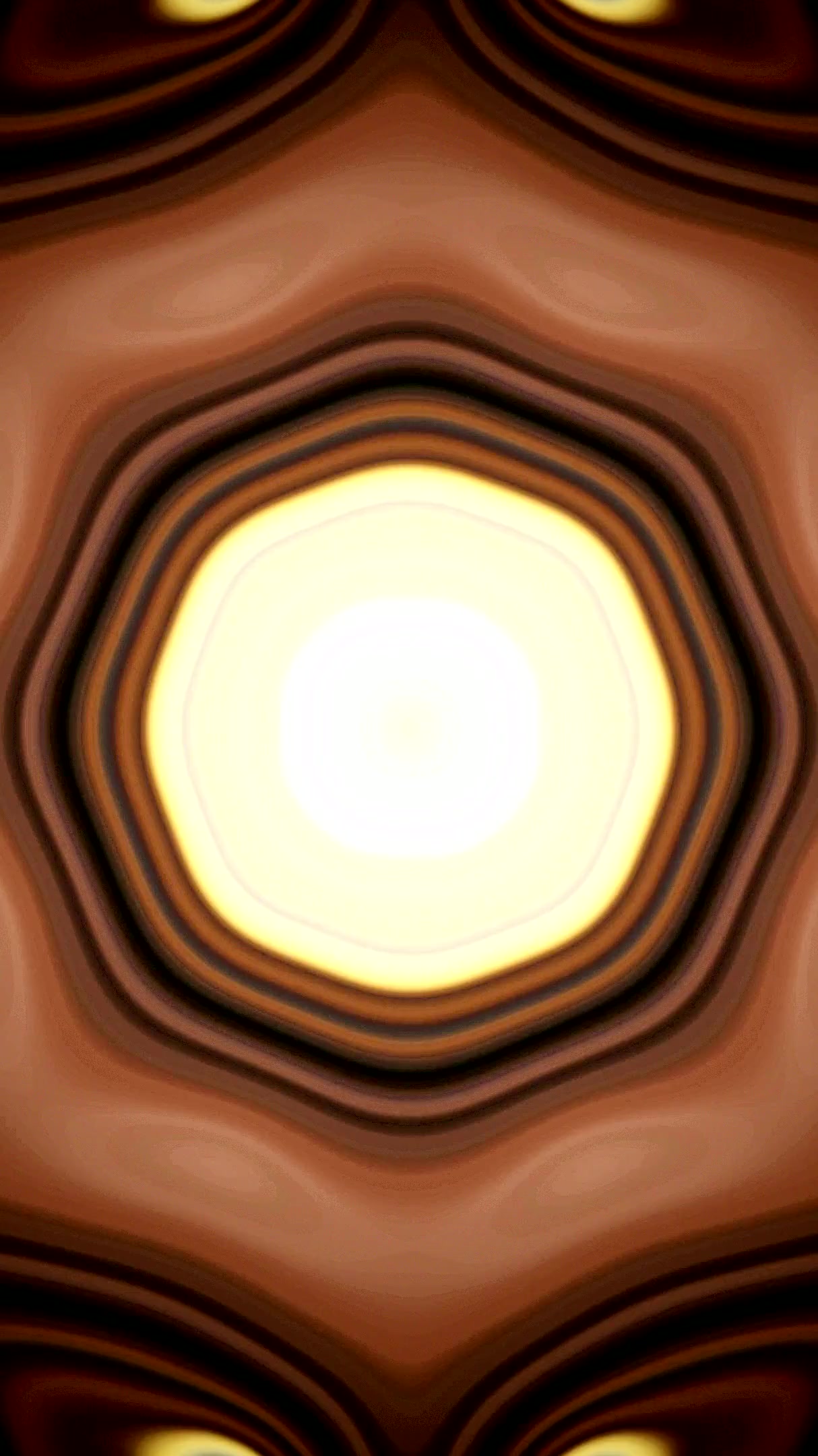 Colorful tunnel video loop creates a seamless visual experience for screensaver