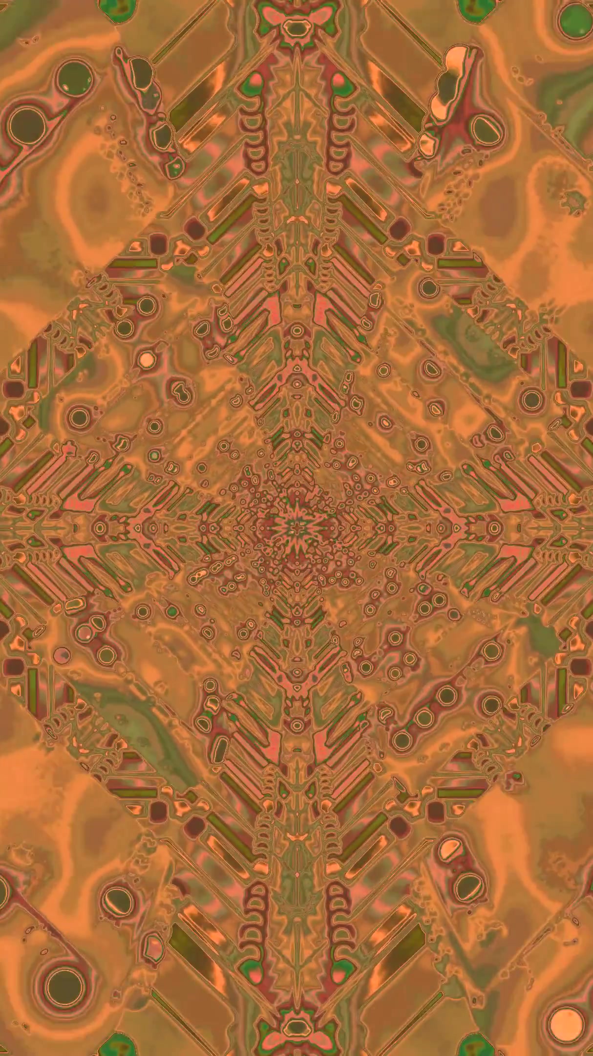 Tunnel video vj loop screensaver creating a captivating seamless visual experience in vibrant colors resembling organic patterns