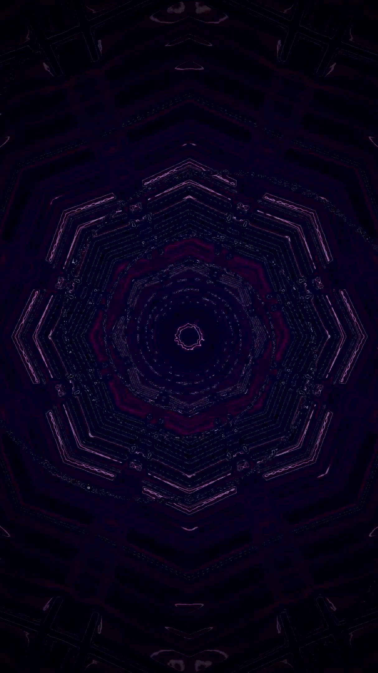 Unique tunnel vj loop screensaver with seamless animation for relaxation and focus