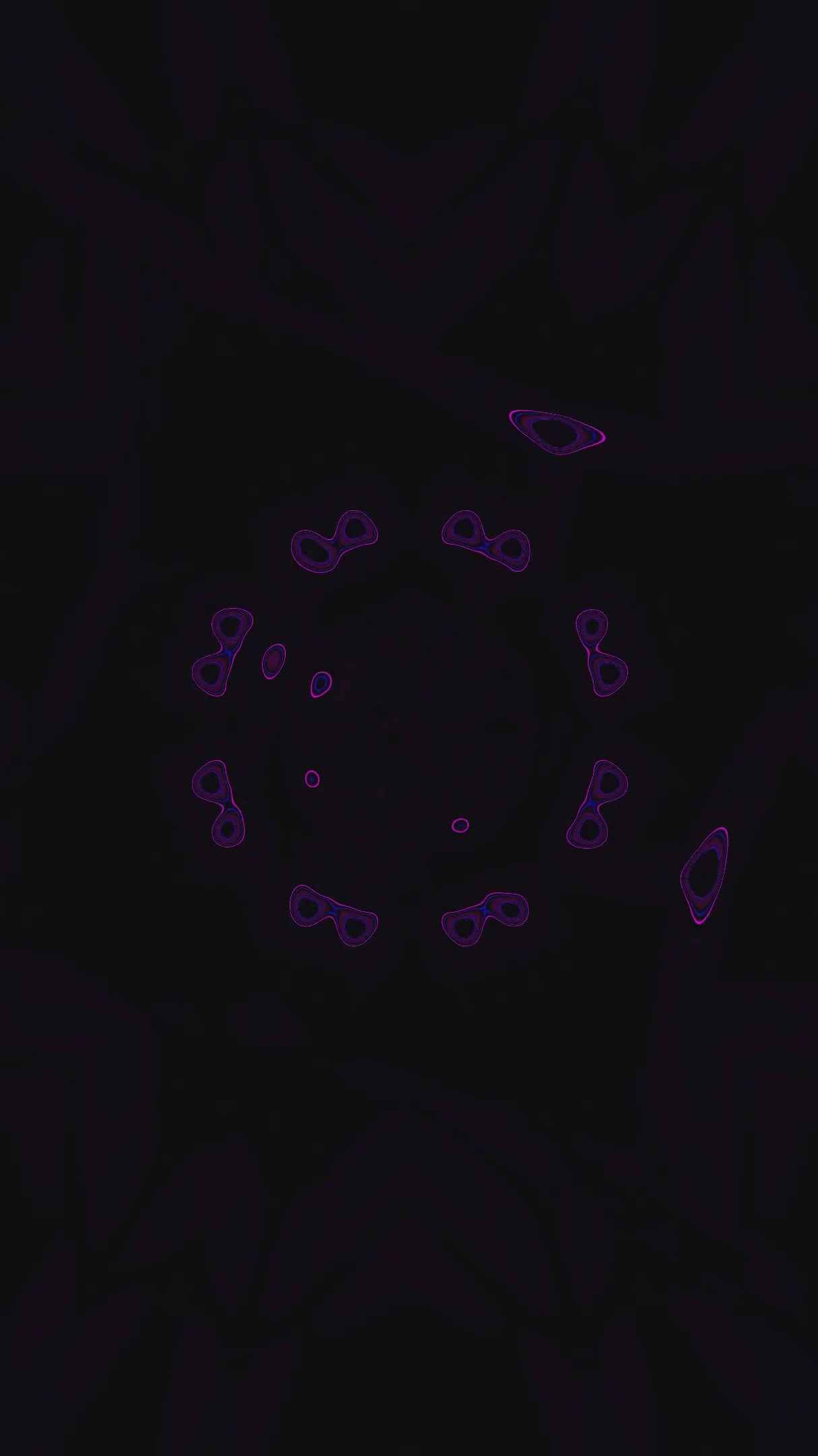 Seamless tunnel video vj loop screensaver with vibrant blue patterns and designs for mesmerizing visual experiences