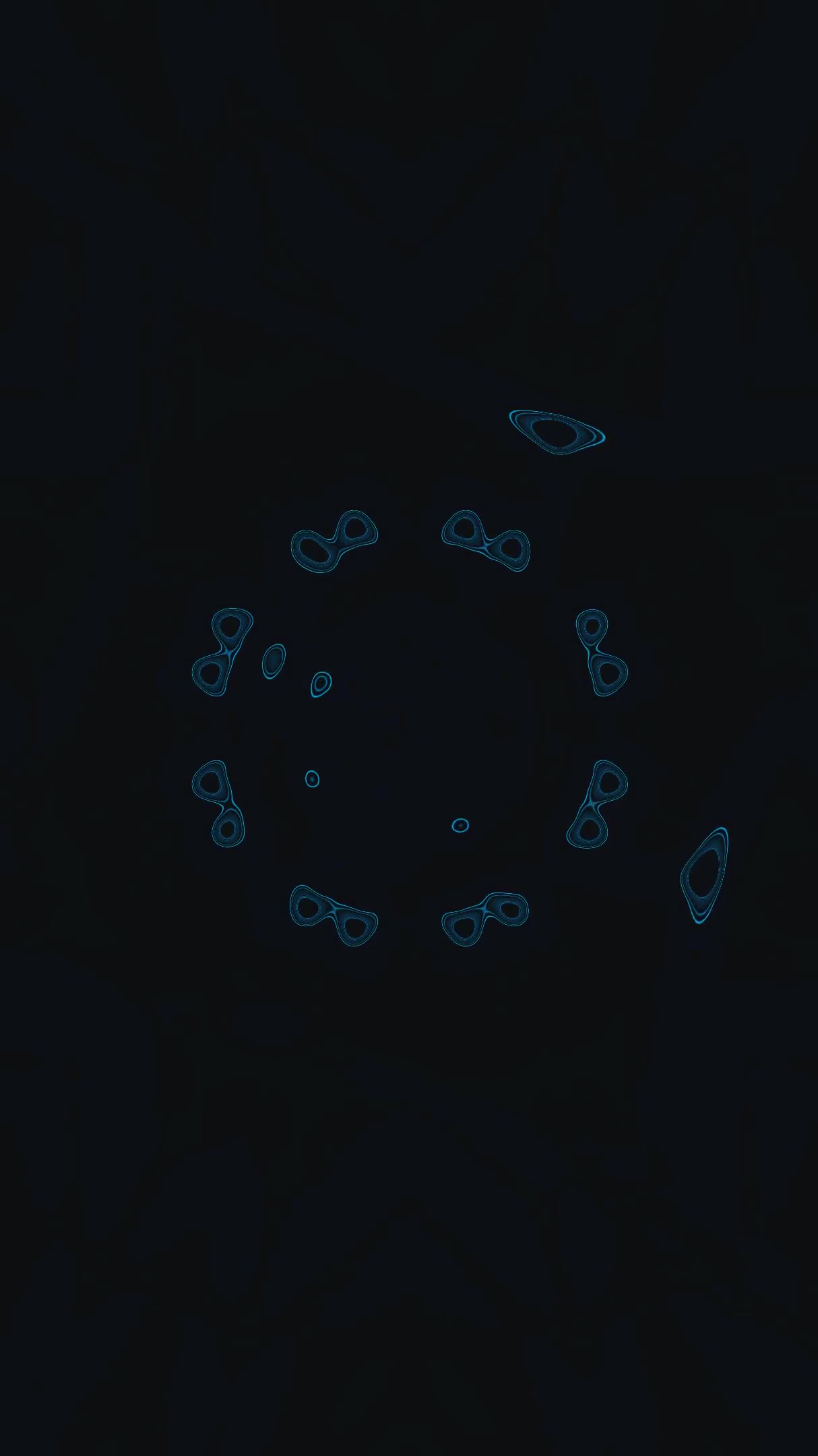 Vibrant tunnel video loop creates seamless visual experience with enriching colors and shapes