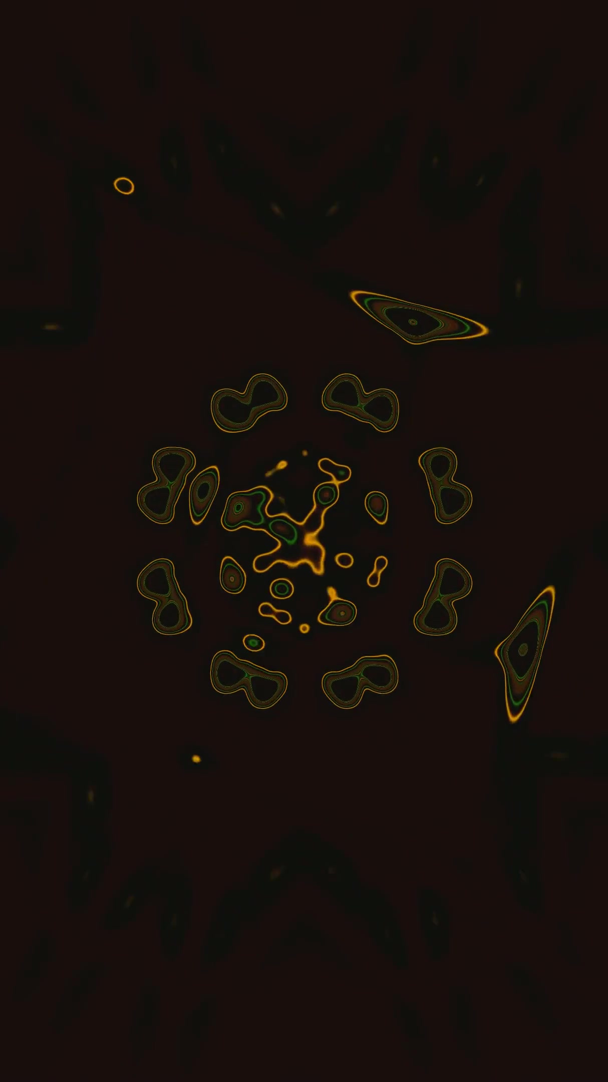 Tunnel video vj loop screensaver creates a mesmerizing visual experience with seamless transitions in vibrant green hues