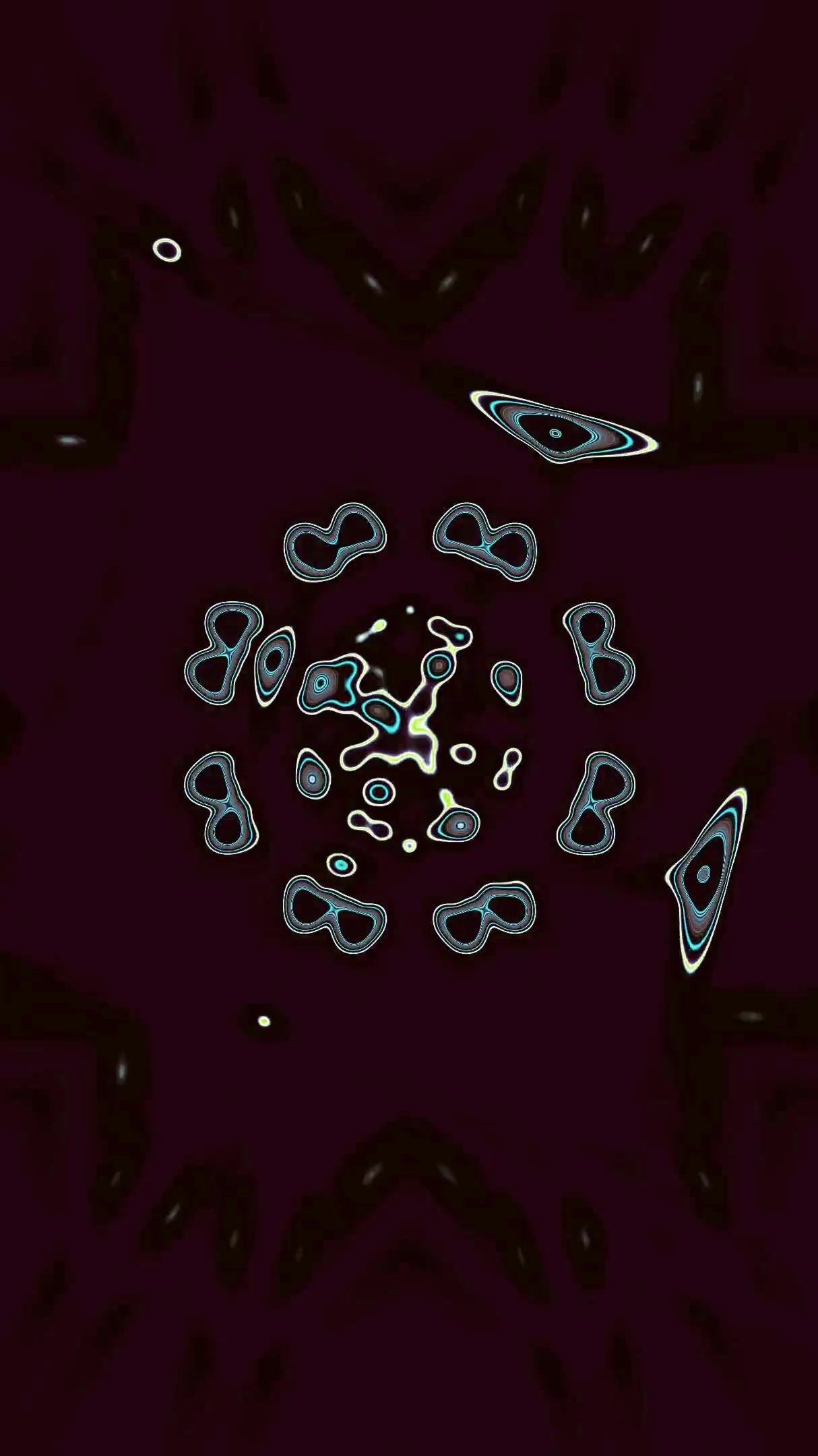 Visually captivating tunnel loop screensaver with vibrant colors and intricate patterns for endless viewing enjoyment