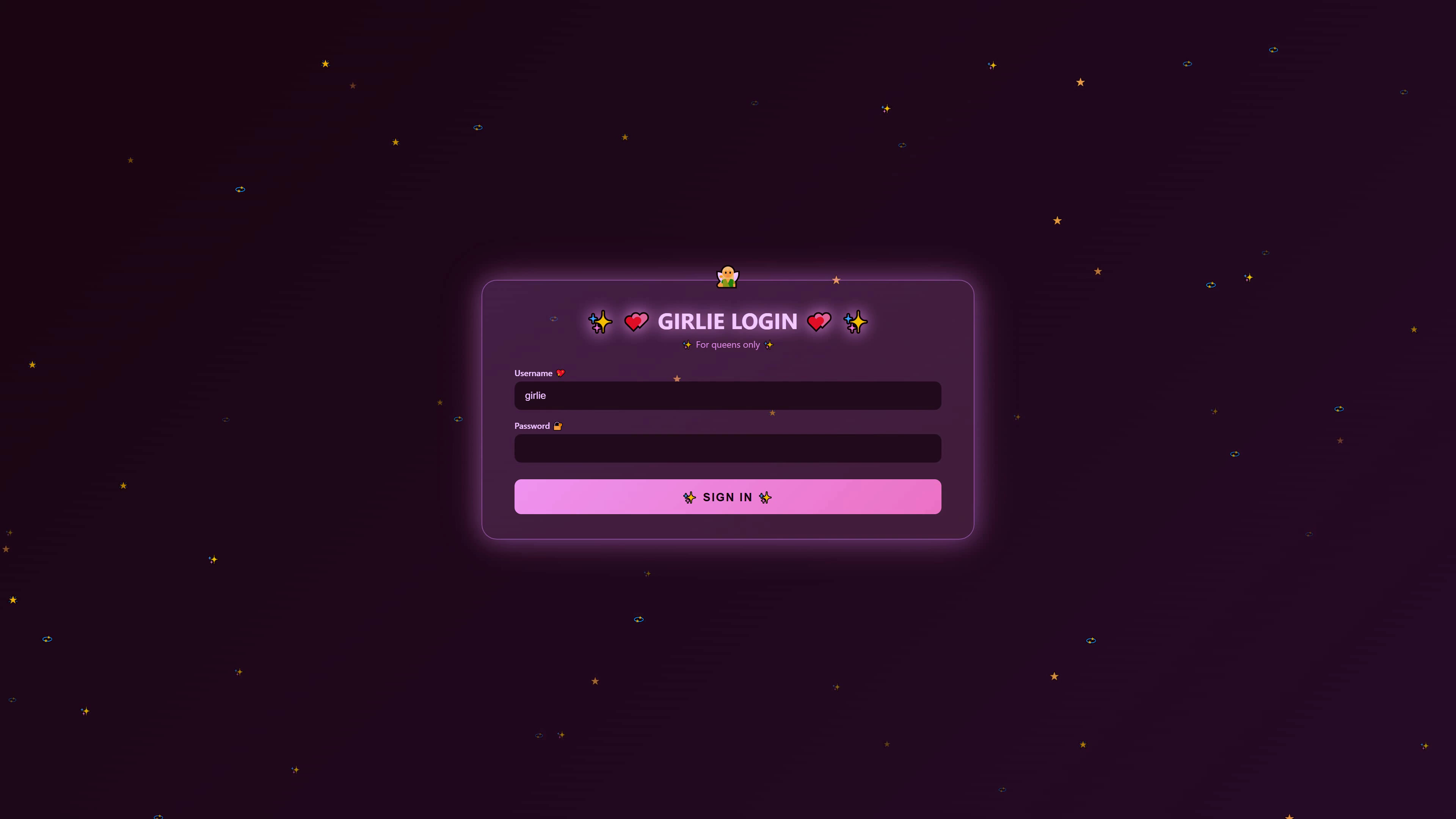 Admin computer login animation shows hack attempt with visual effects and progress indicators in a digital space