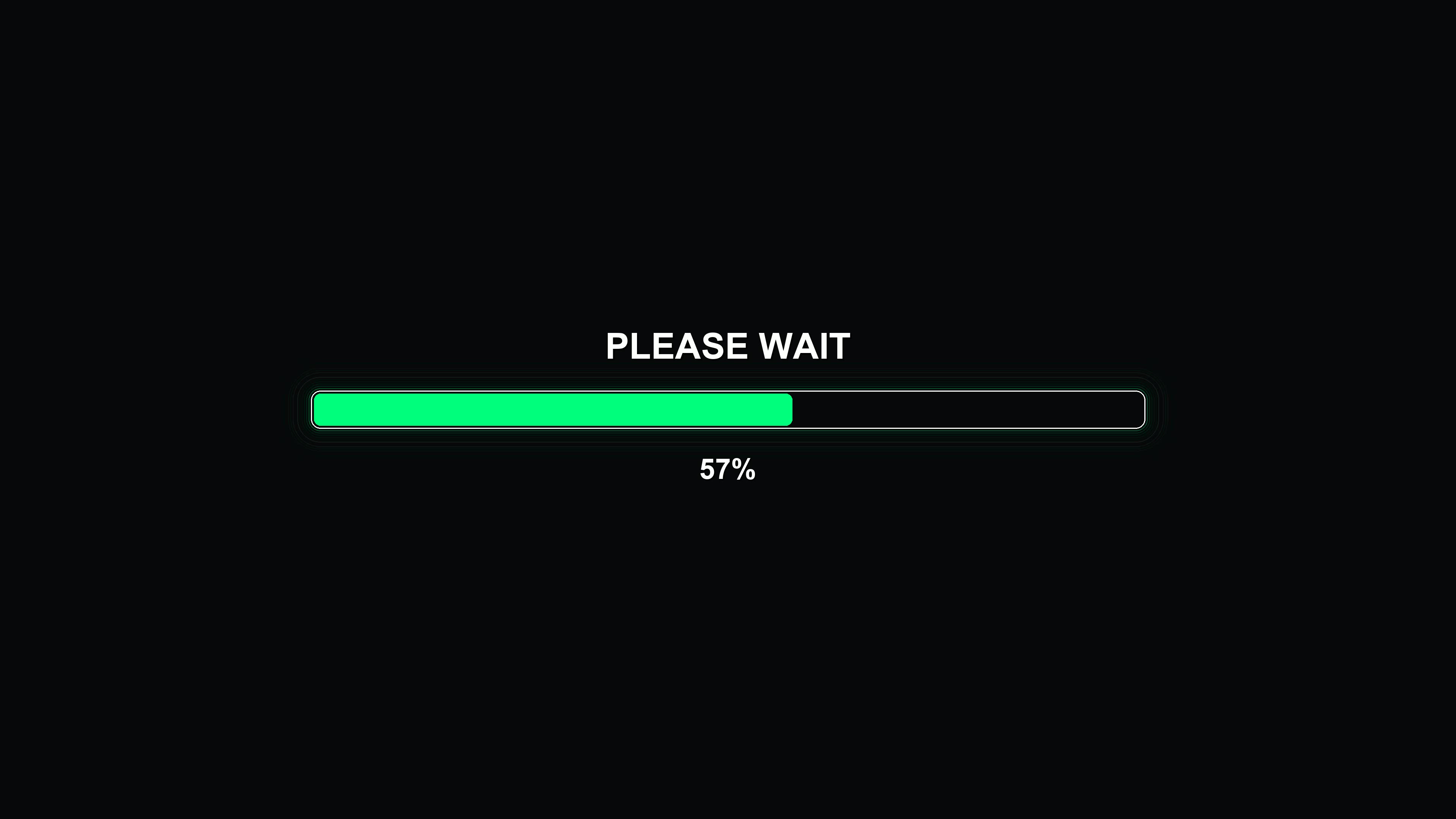Waiting indicator shows progress in a modern animation style for various digital applications