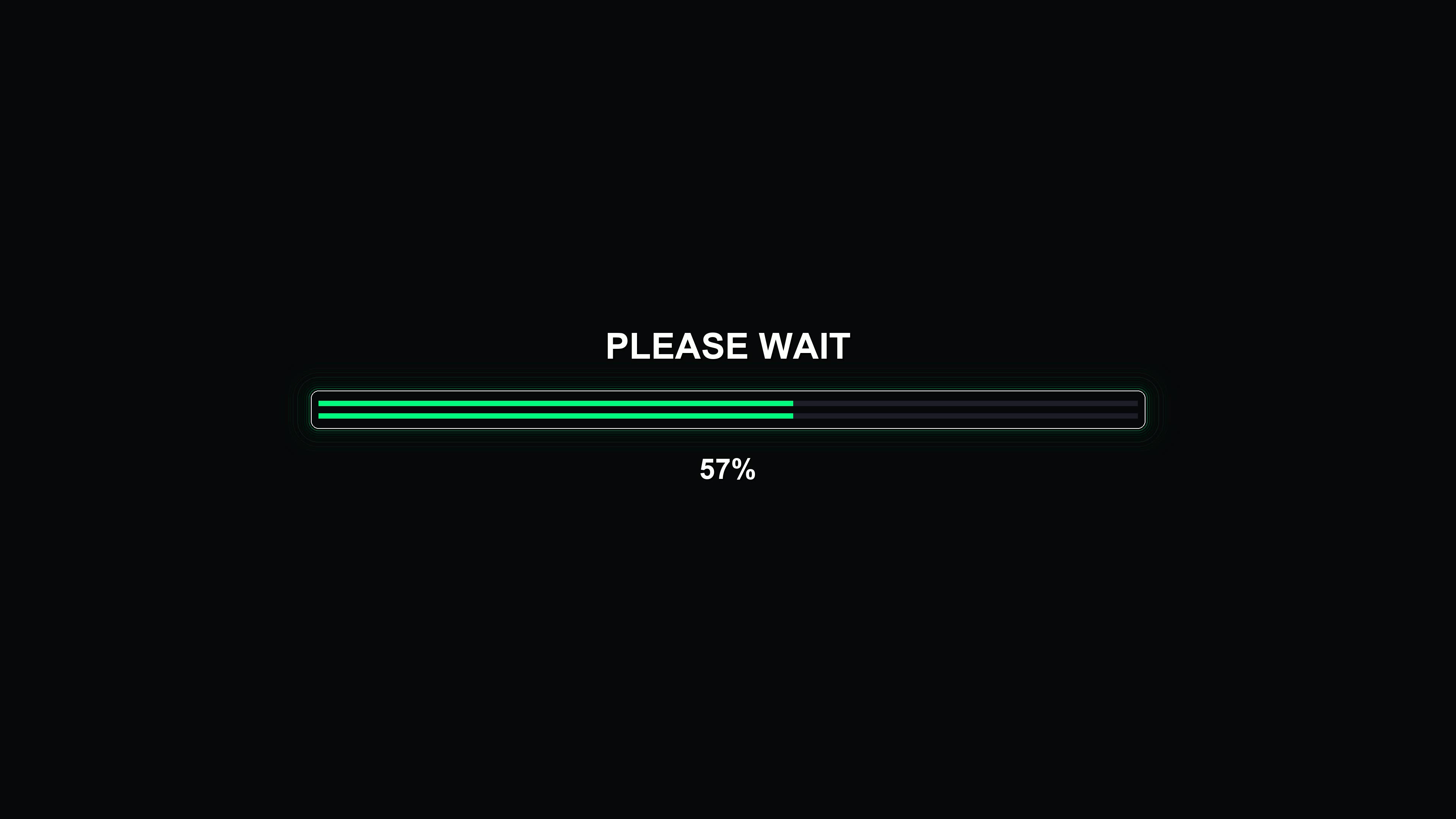 Modern progressbar animation for waiting periods used in videos for user interface feedback