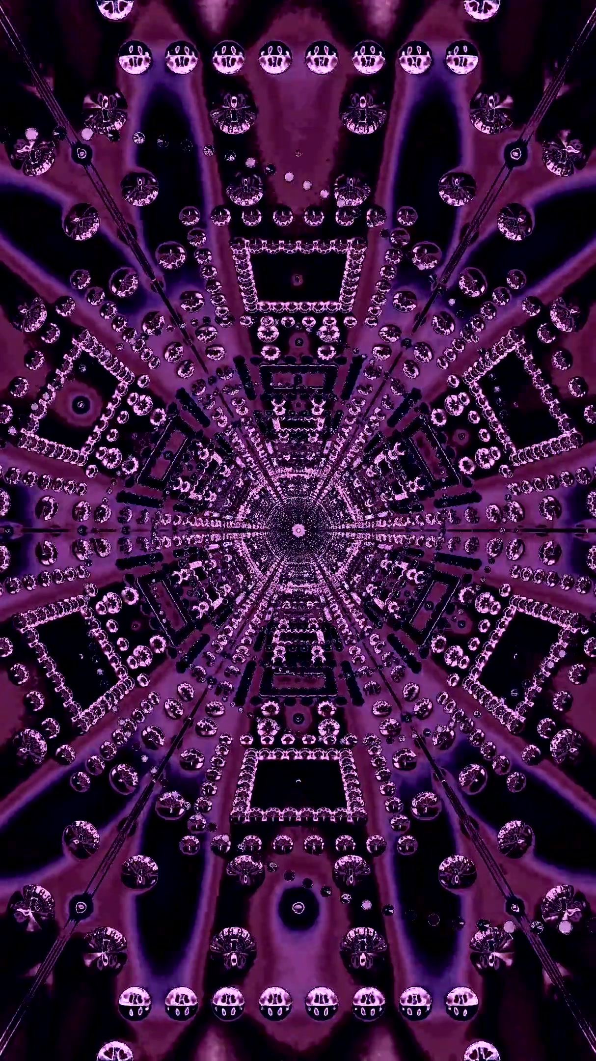 Tunnel video loop creates an immersive and captivating visual exp