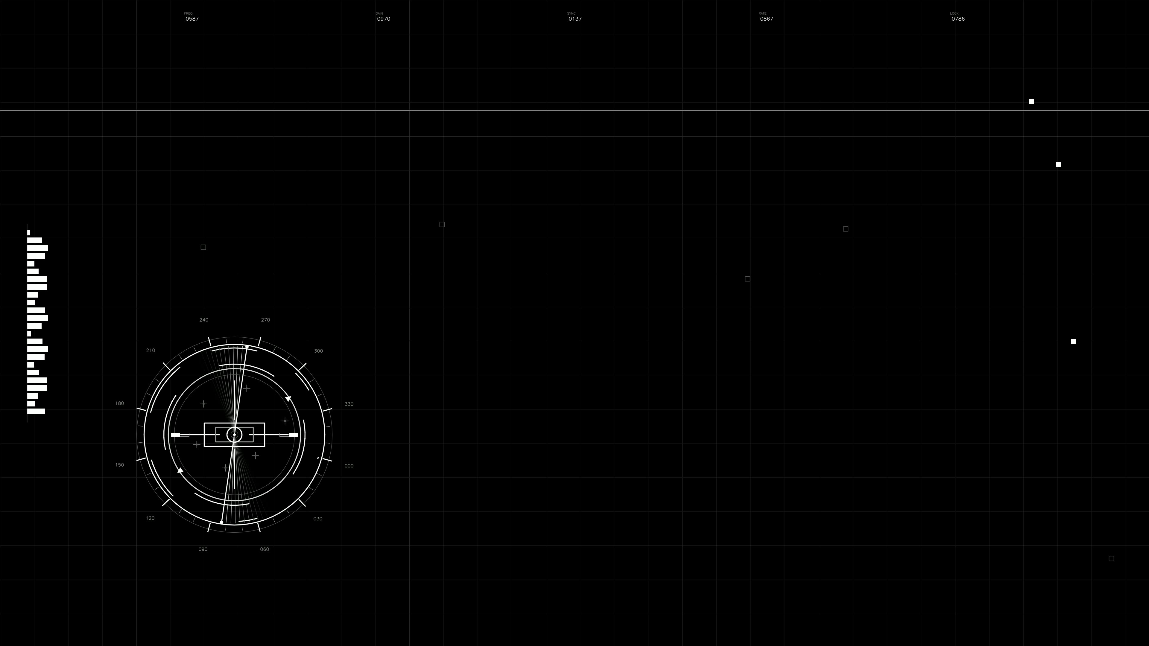 Military gui war stock footage hud animation for science fiction production showcasing detailed graphics and data display