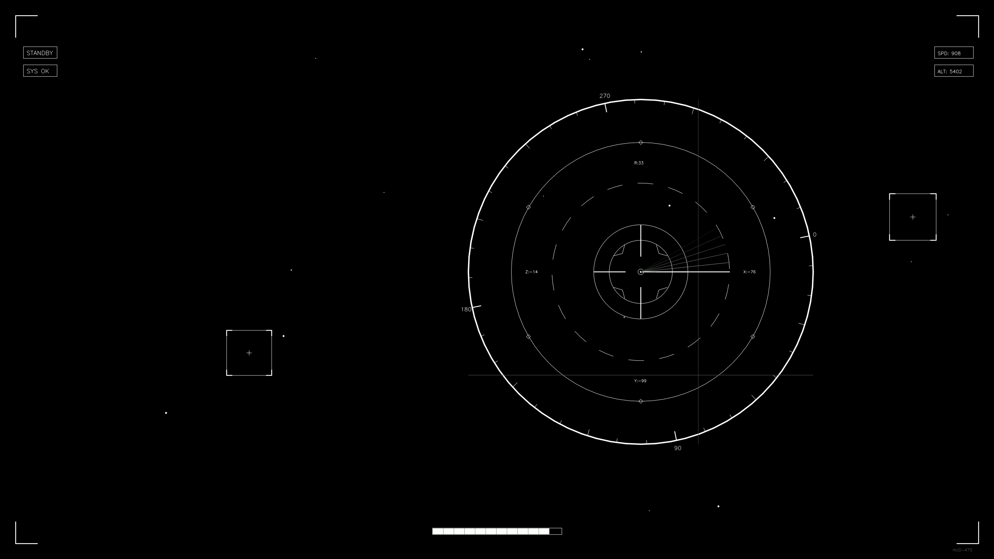 Scifi hud animation for web design and video creation featuring a dynamic interface and visual elements