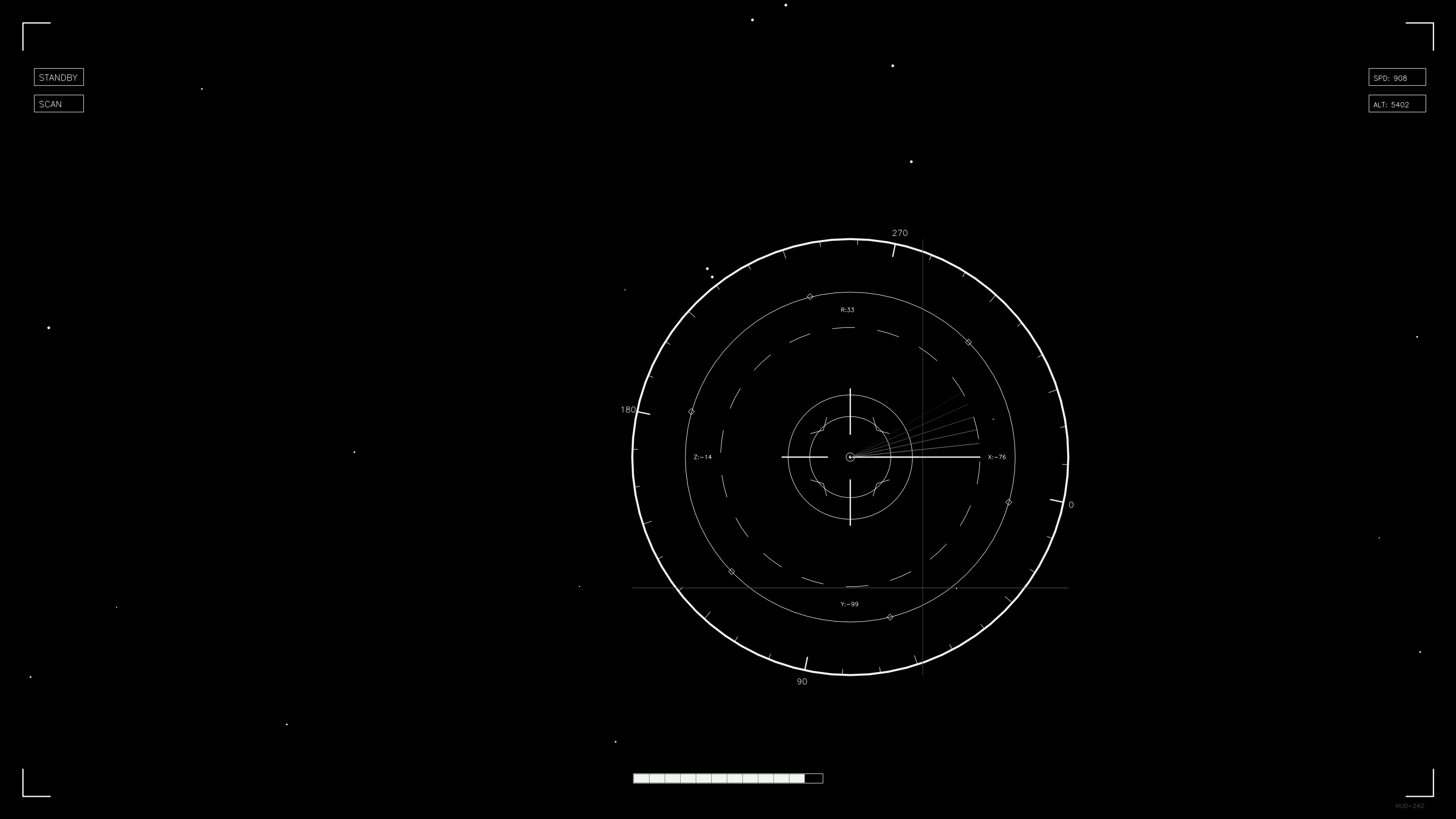 Scifi hud animation designed for web and video projects focused on futuristic themes and digital interfaces