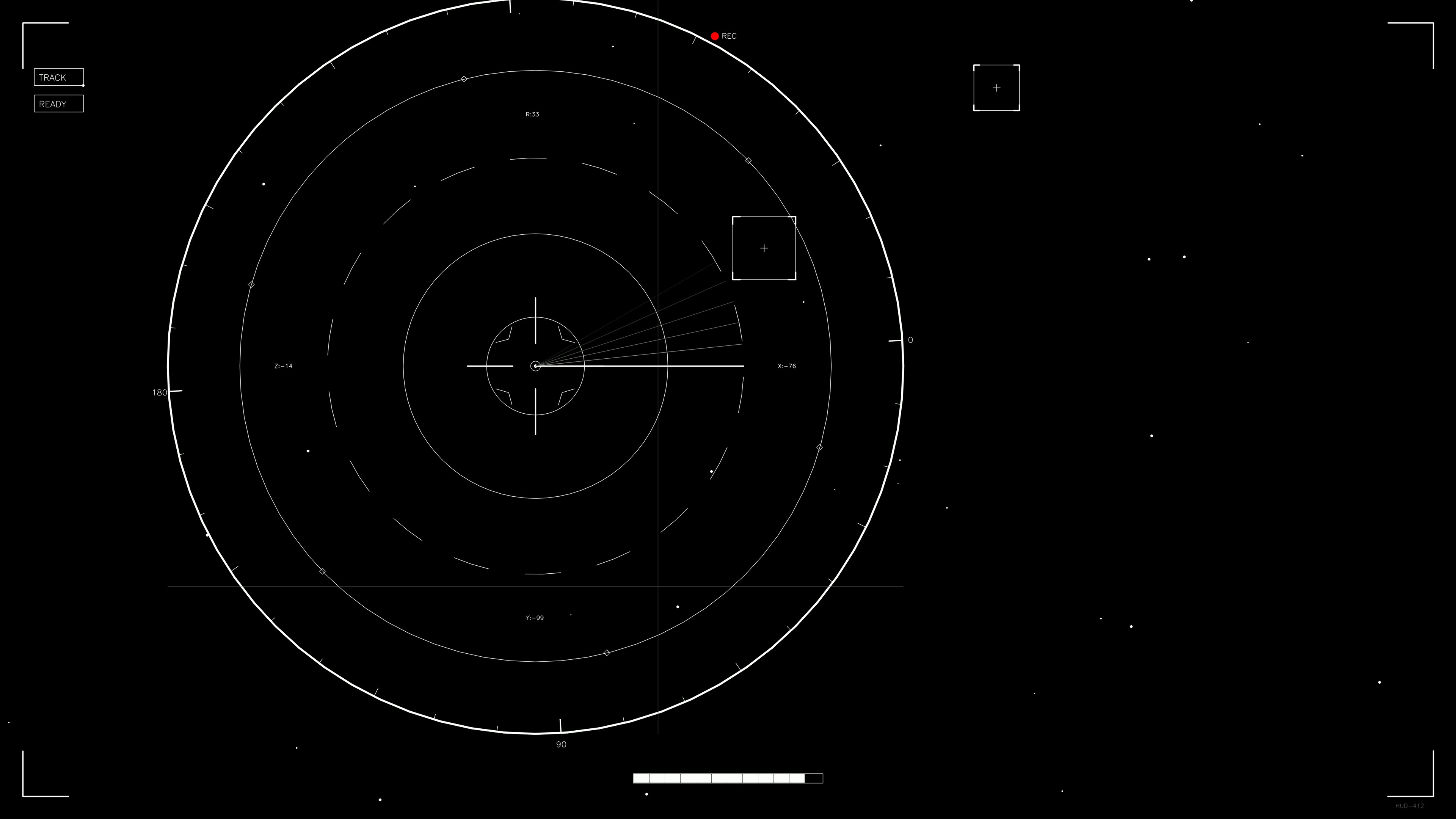 Sci fi hud animation for web designers and videographers showcasing data visualization and interface elements