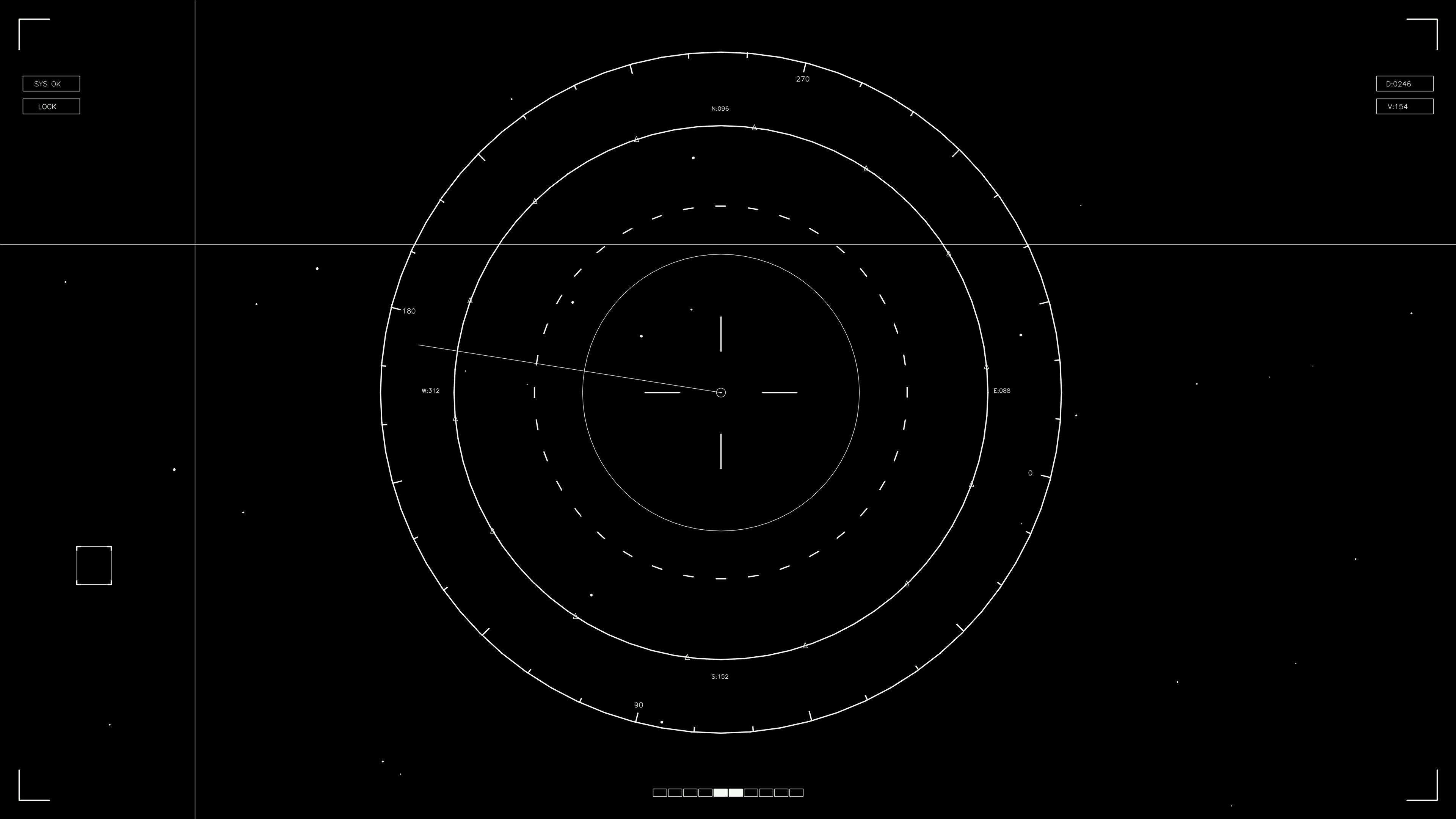 Animation showing hud elements for web design and sci-fi video editing with interactive features and overlays for better user experience