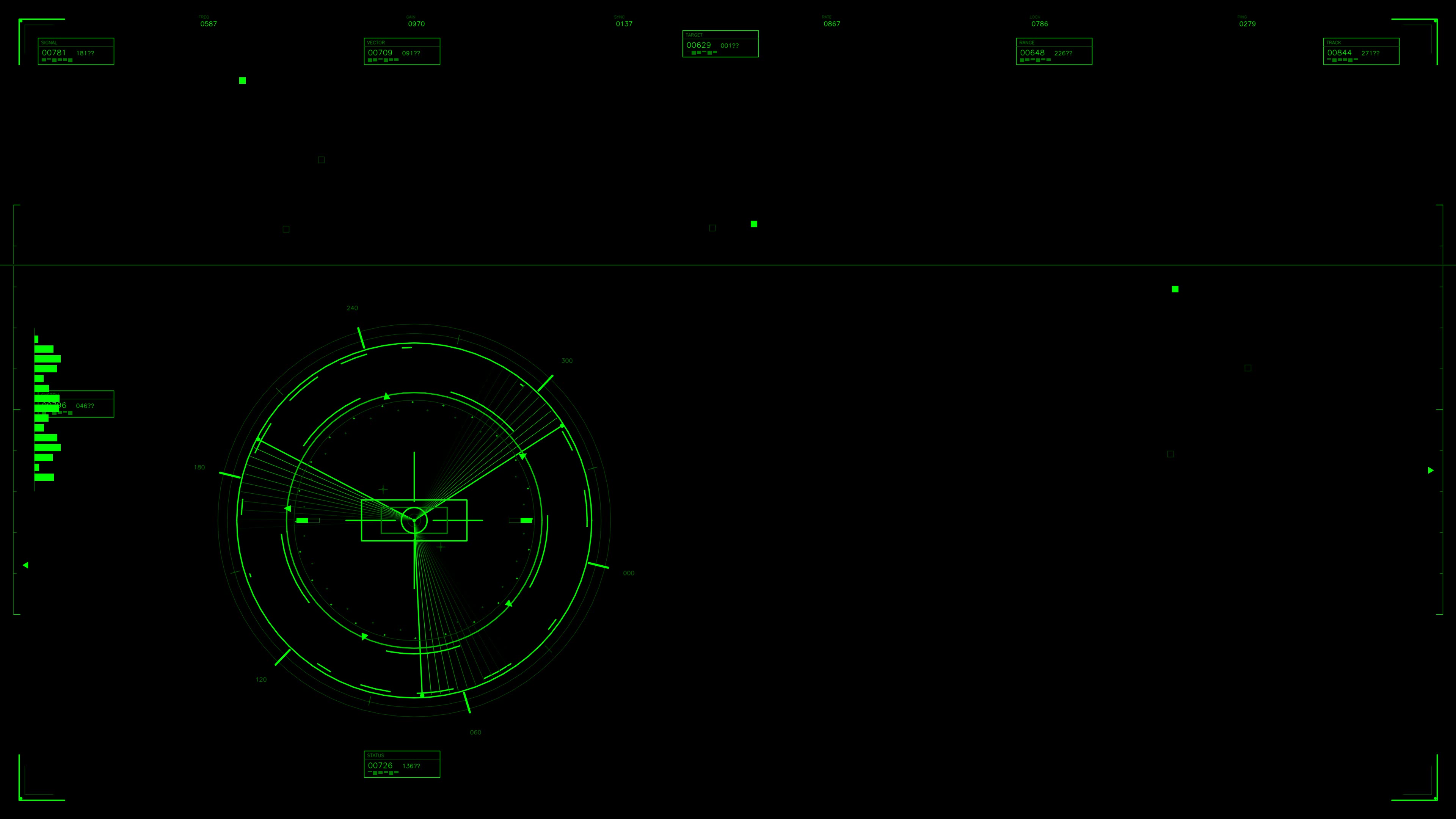 Military gui war stock footage with hud animation for science fiction projects in various styles and designs for video production use
