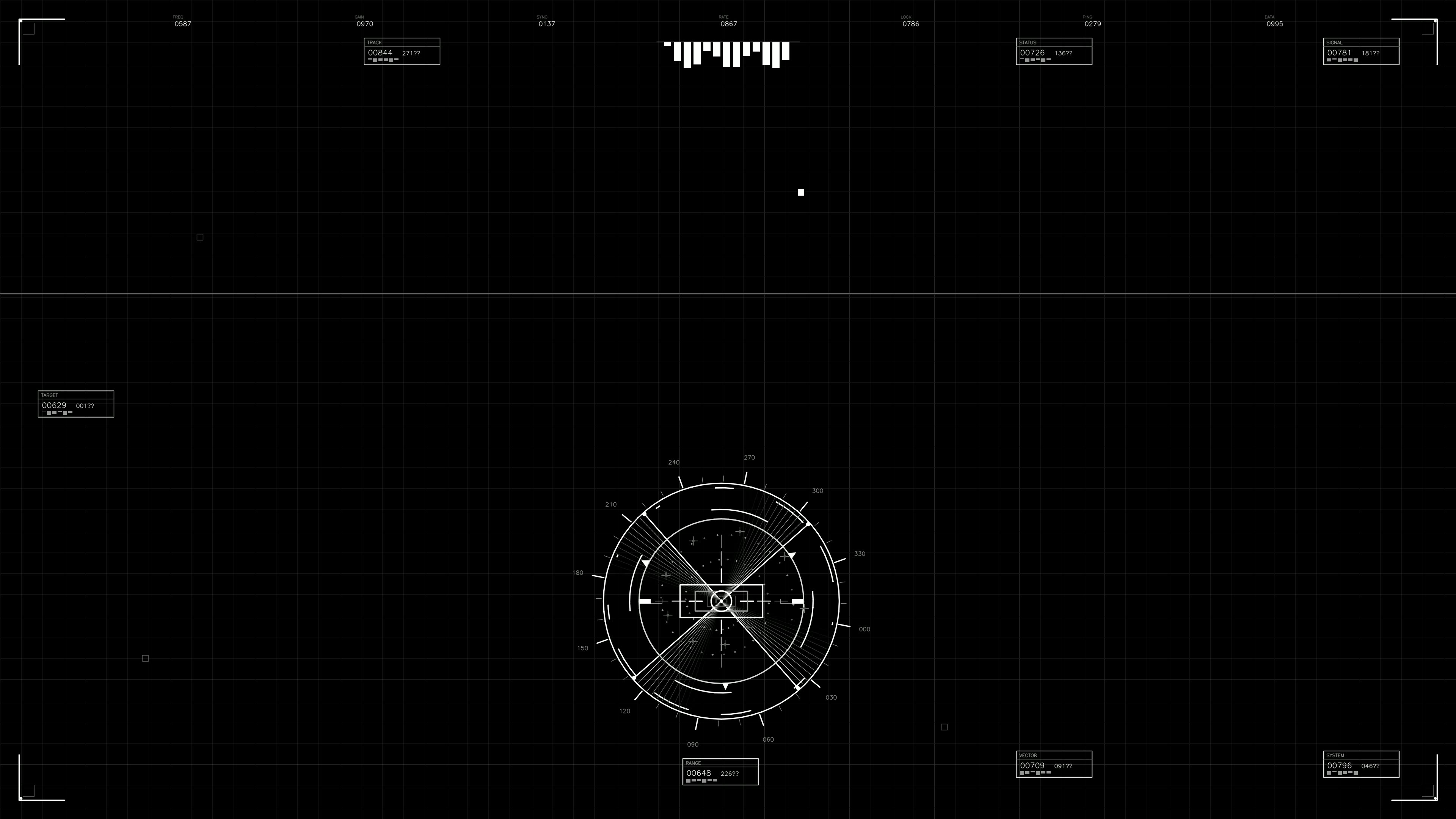 Military gui war stock footage hud animation for science fiction production creating a visual experience
