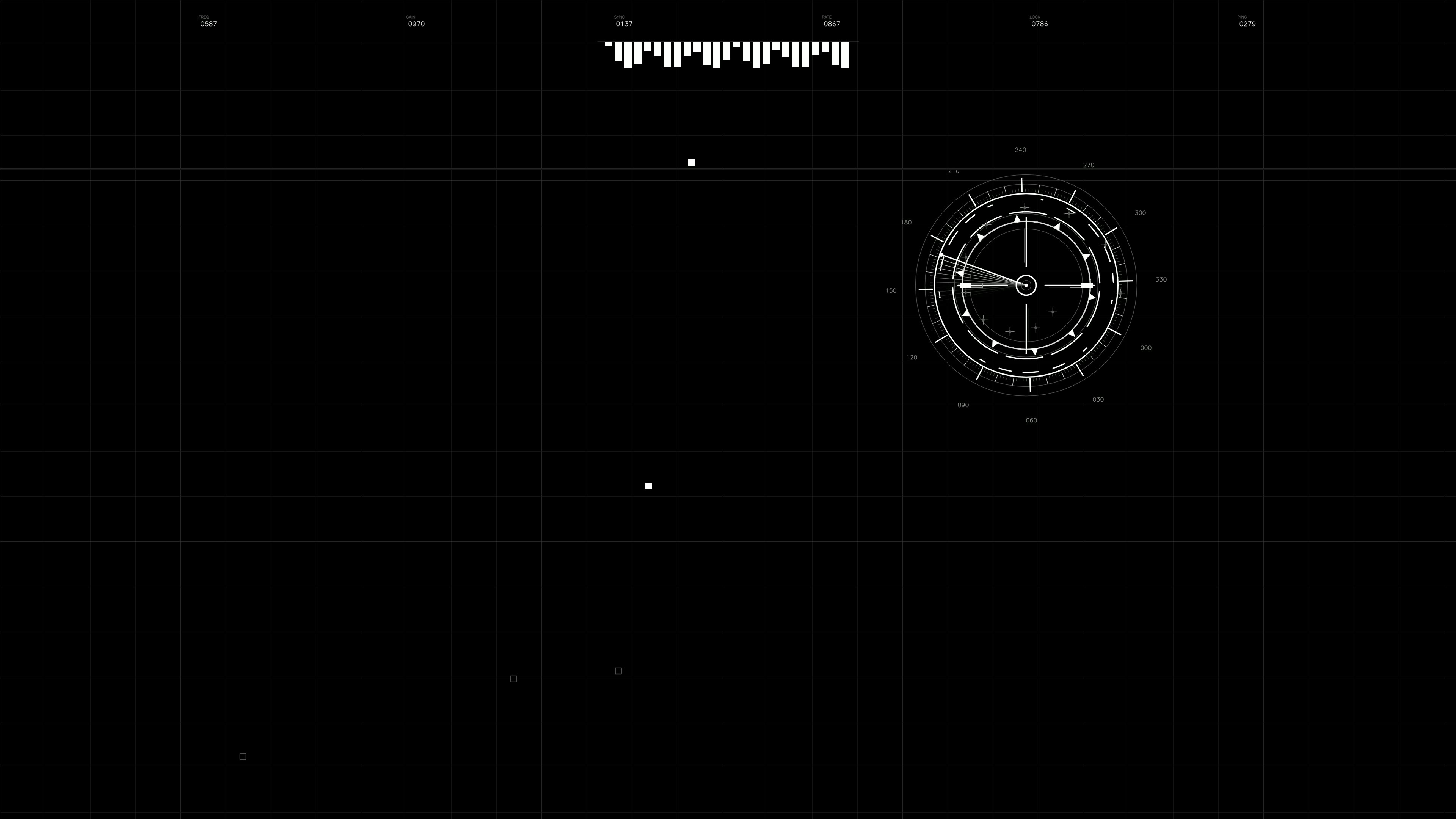 Military graphical user interface war stock footage for science fiction production showing HUD animation and elements on screen