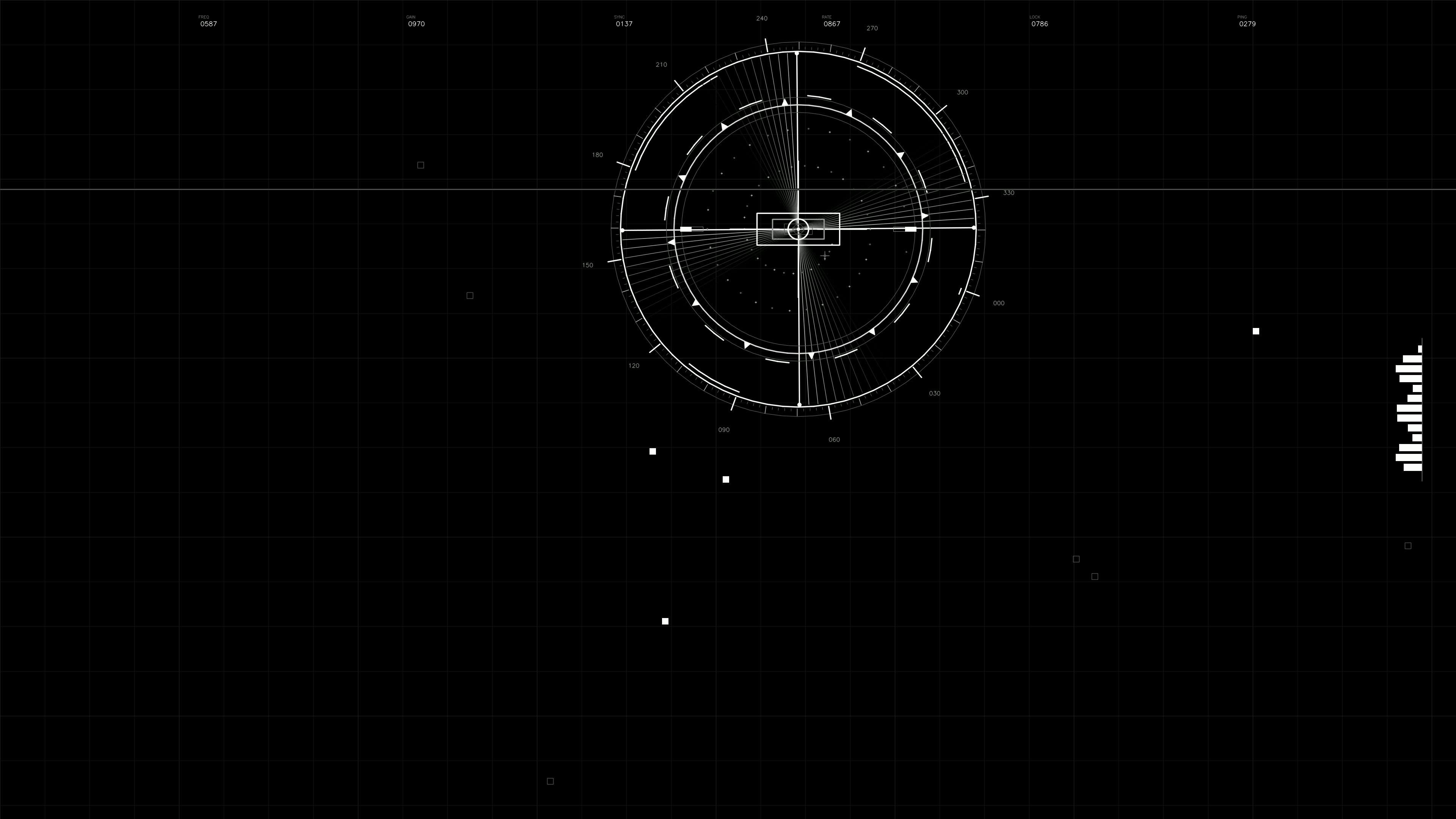 Military GUI war stock footage with HUD animation suitable for science fiction production in digital format