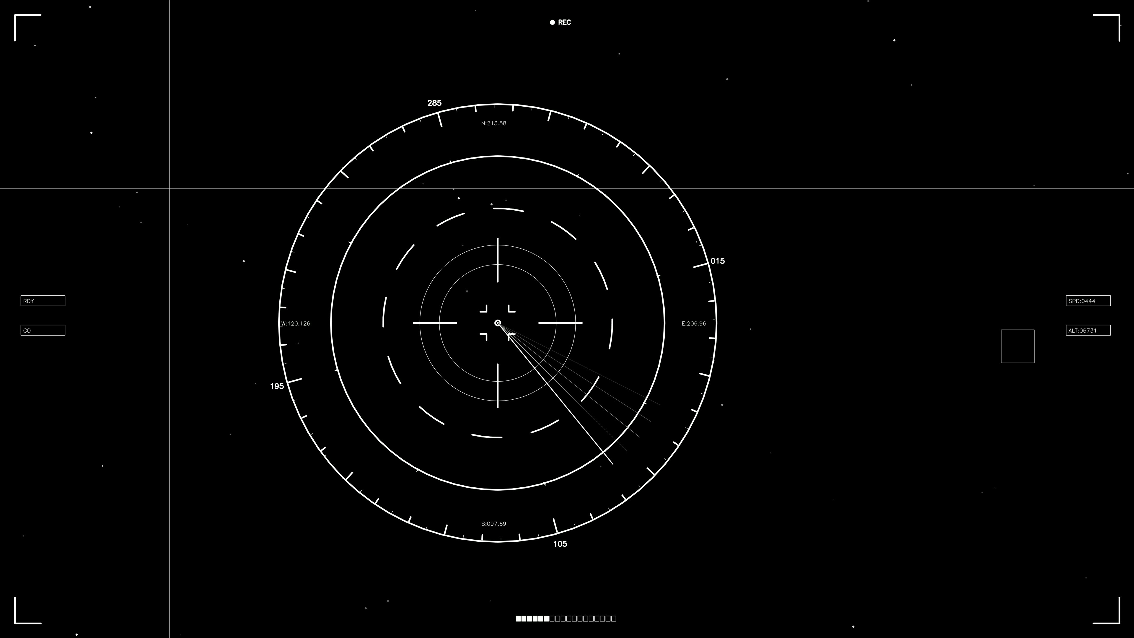 Scifi hud animation for web designers and videographers showcasing futuristic display elements and data visualization tools