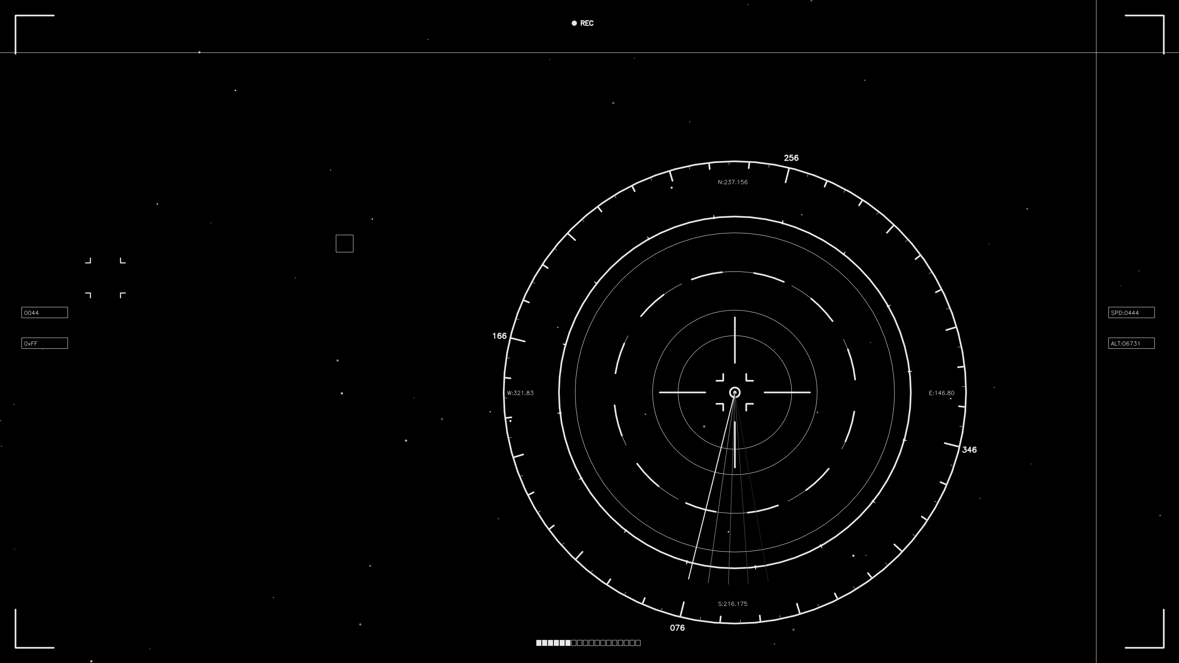 Scifi hud animation design for use by web designers and videographers in various digital projects and presentations