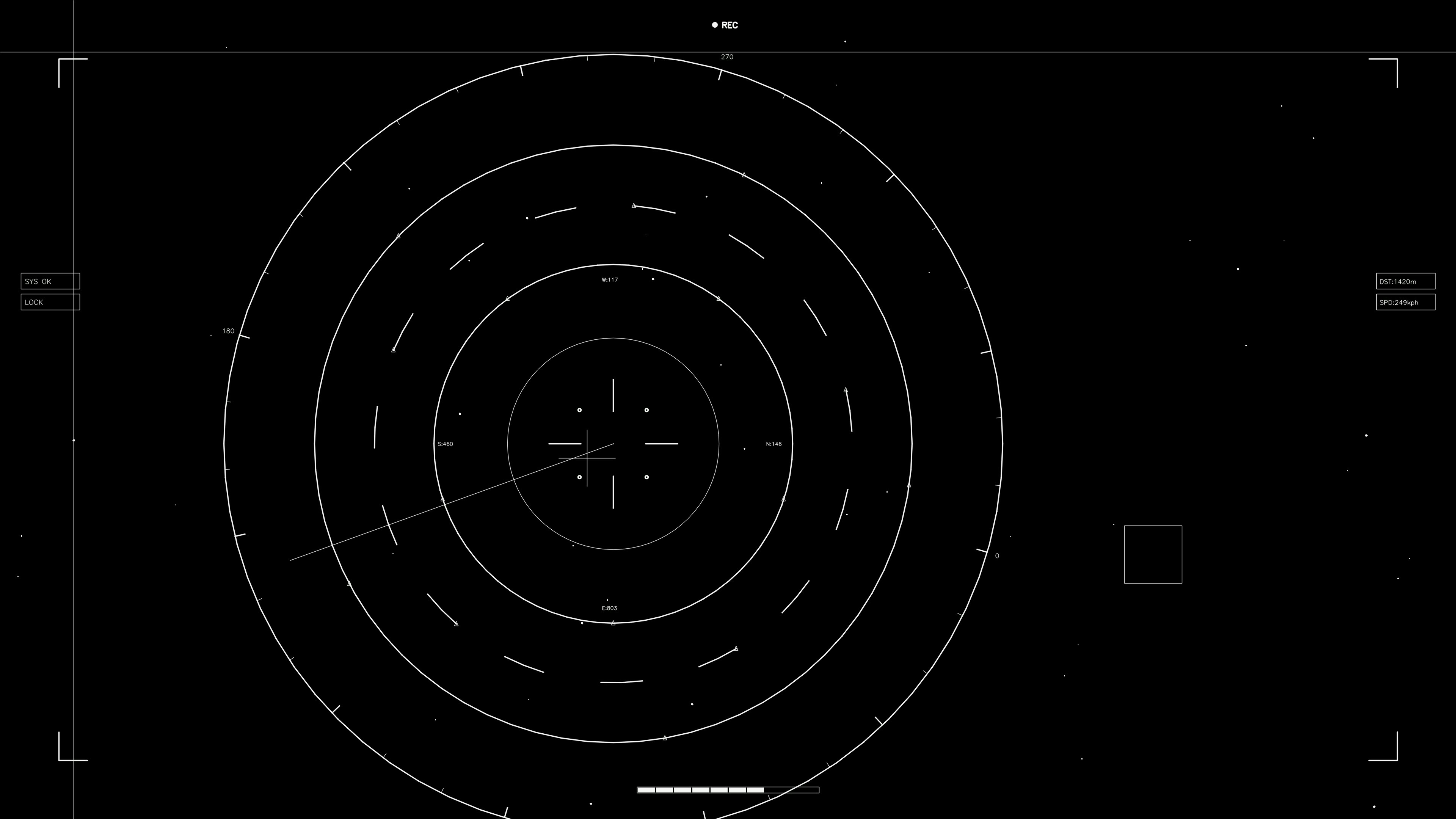 Hud elements animation showing circular patterns for web designer and sci-fi video editing projects