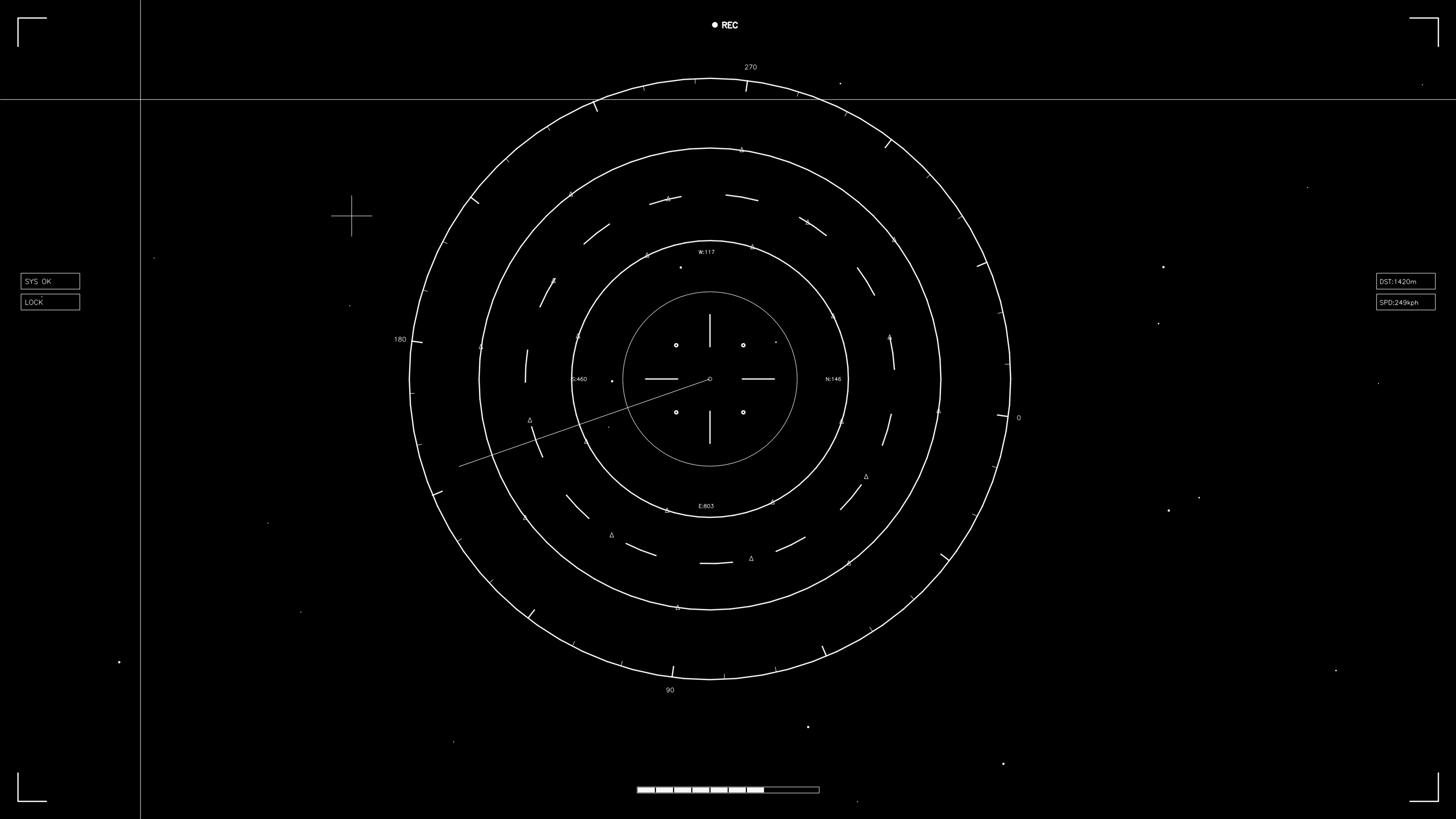 Hud elements for web designers and sci-fi video editing with focus on animation and digital effects