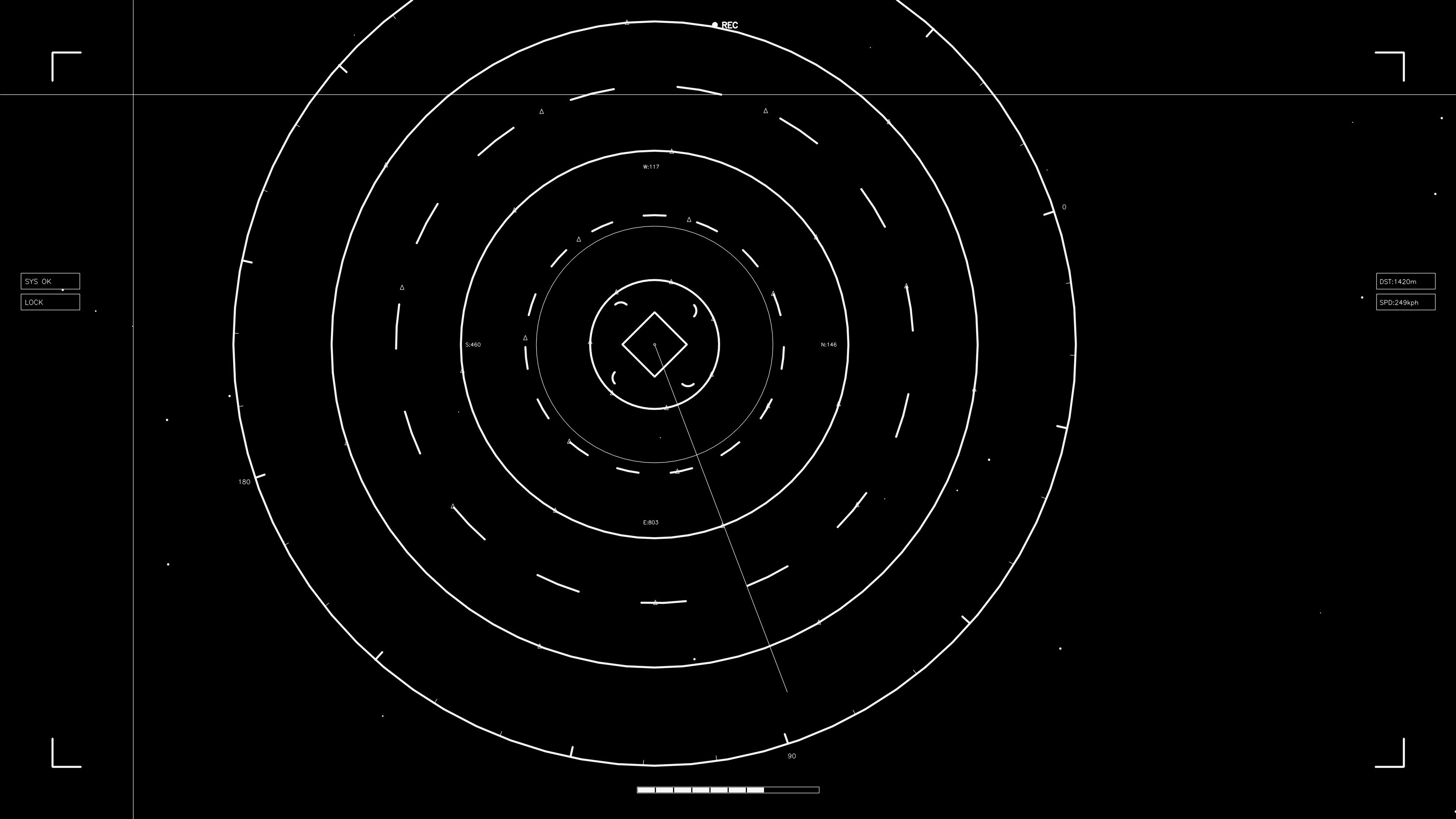 HUD elements animation for web designers and sci-fi video editors showcased in a futuristic style