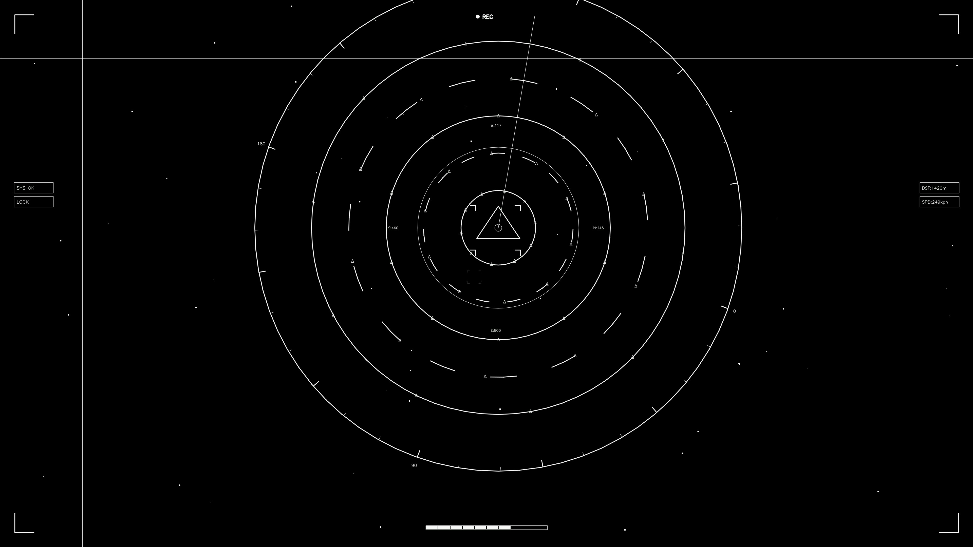 Hud elements animation for web design and video editing with sci-fi theme featuring circular patterns and design