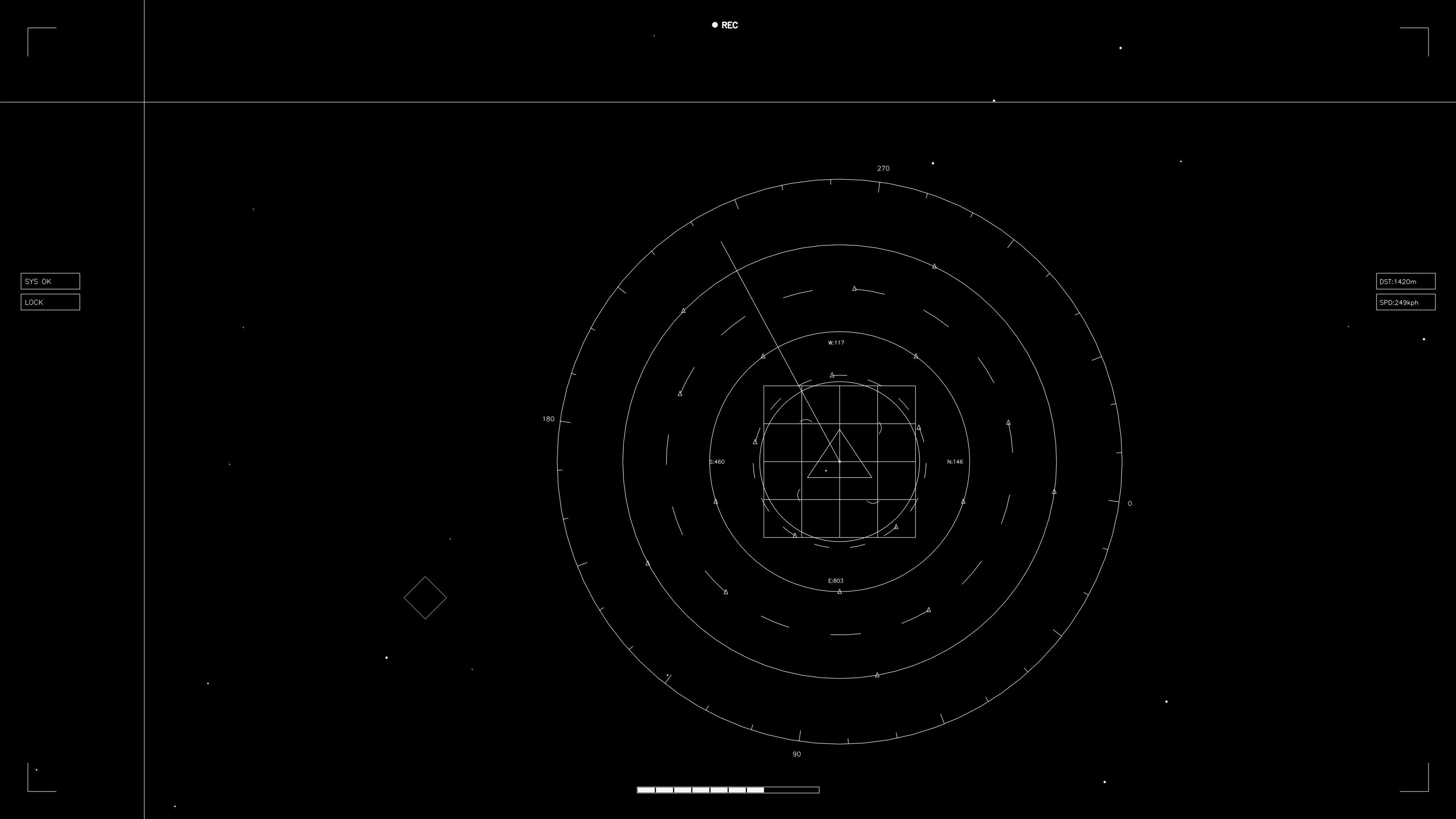 Hud elements animation useful for web designers and sci-fi video editors in digital projects