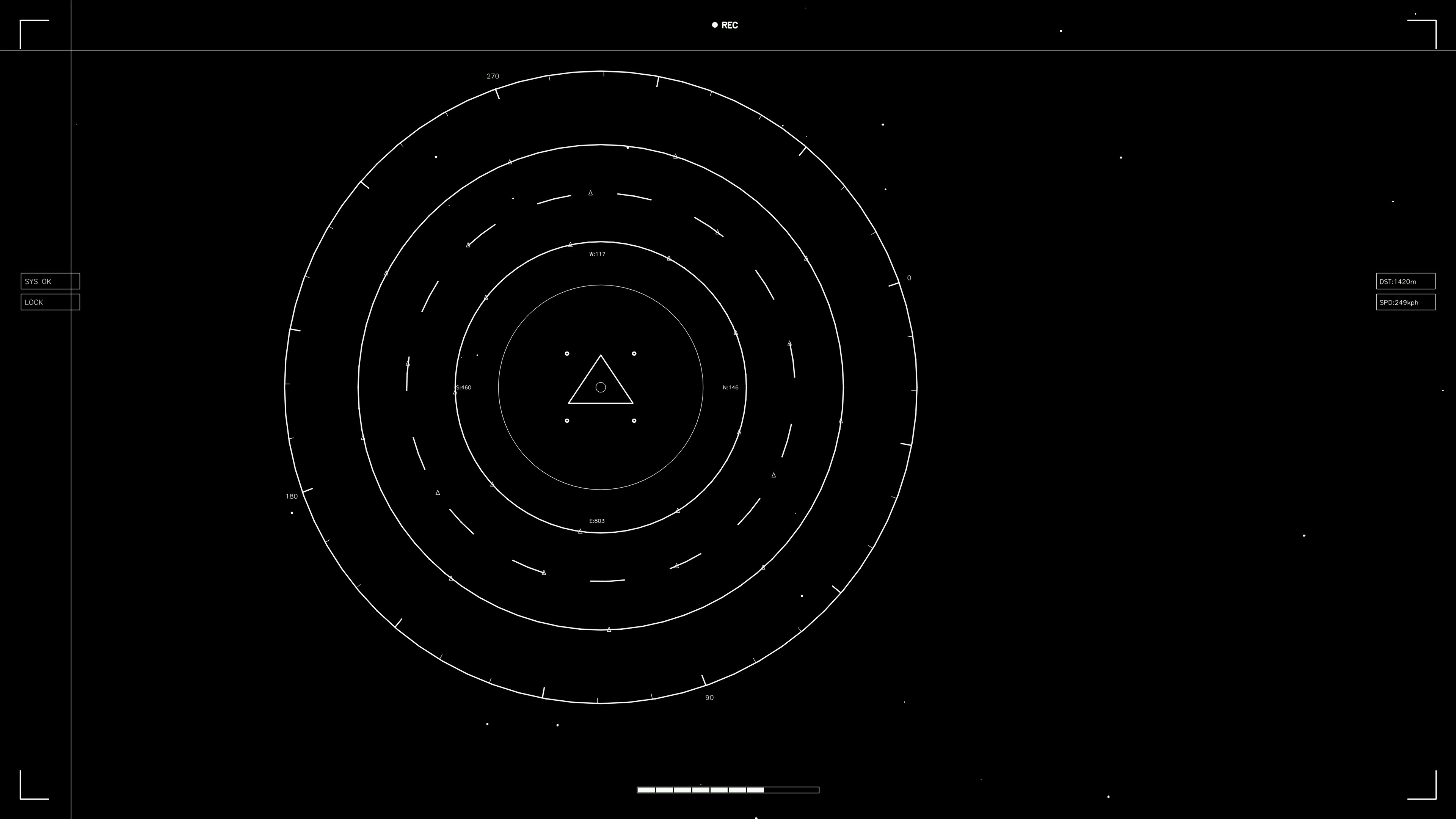 Webdesigner animation featuring hud elements for sci-fi video editing in a digital interface