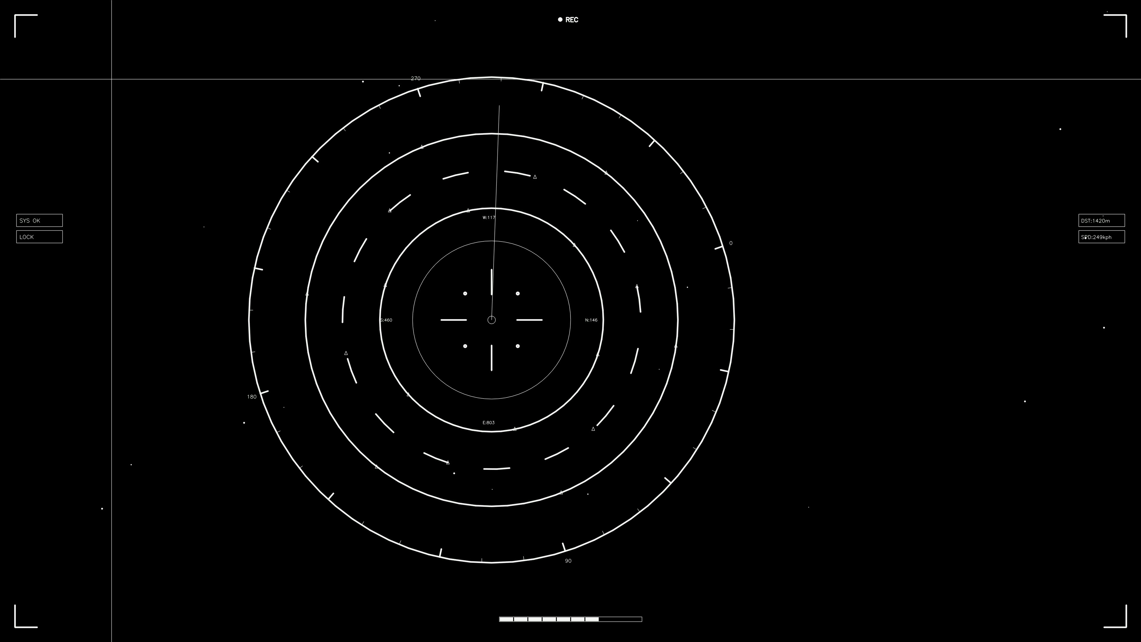 Animated hud elements for web designers and sci-fi video editors showcasing data visualization and user interface design
