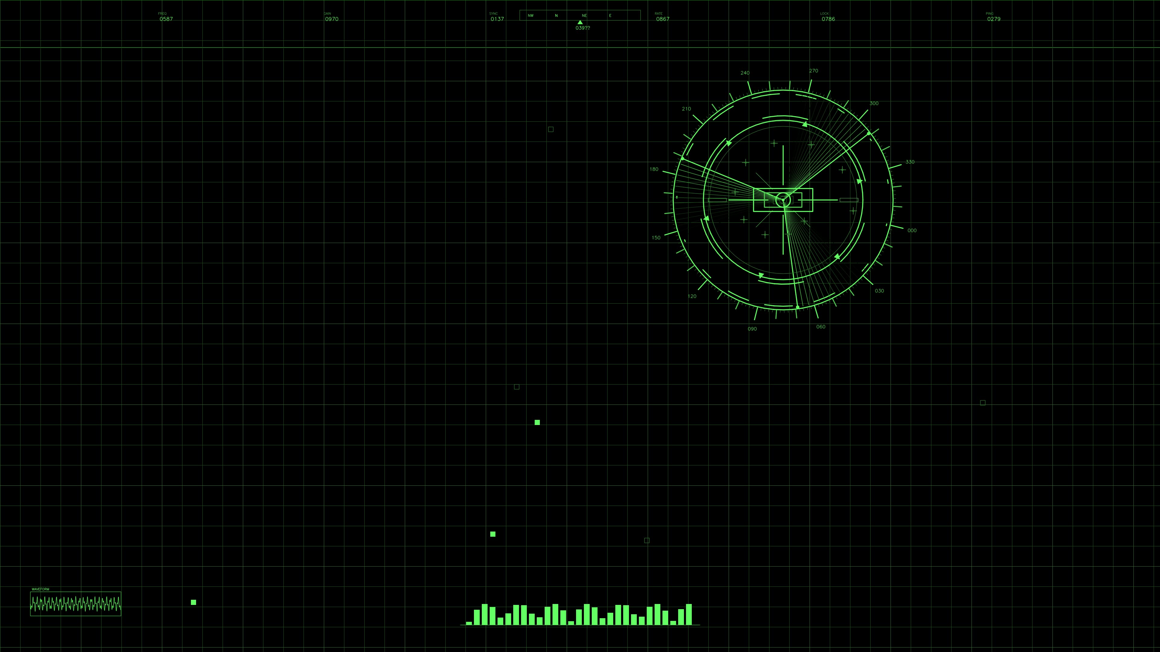 Military gui war stock footage hud animation for science fiction production featuring technology and data display
