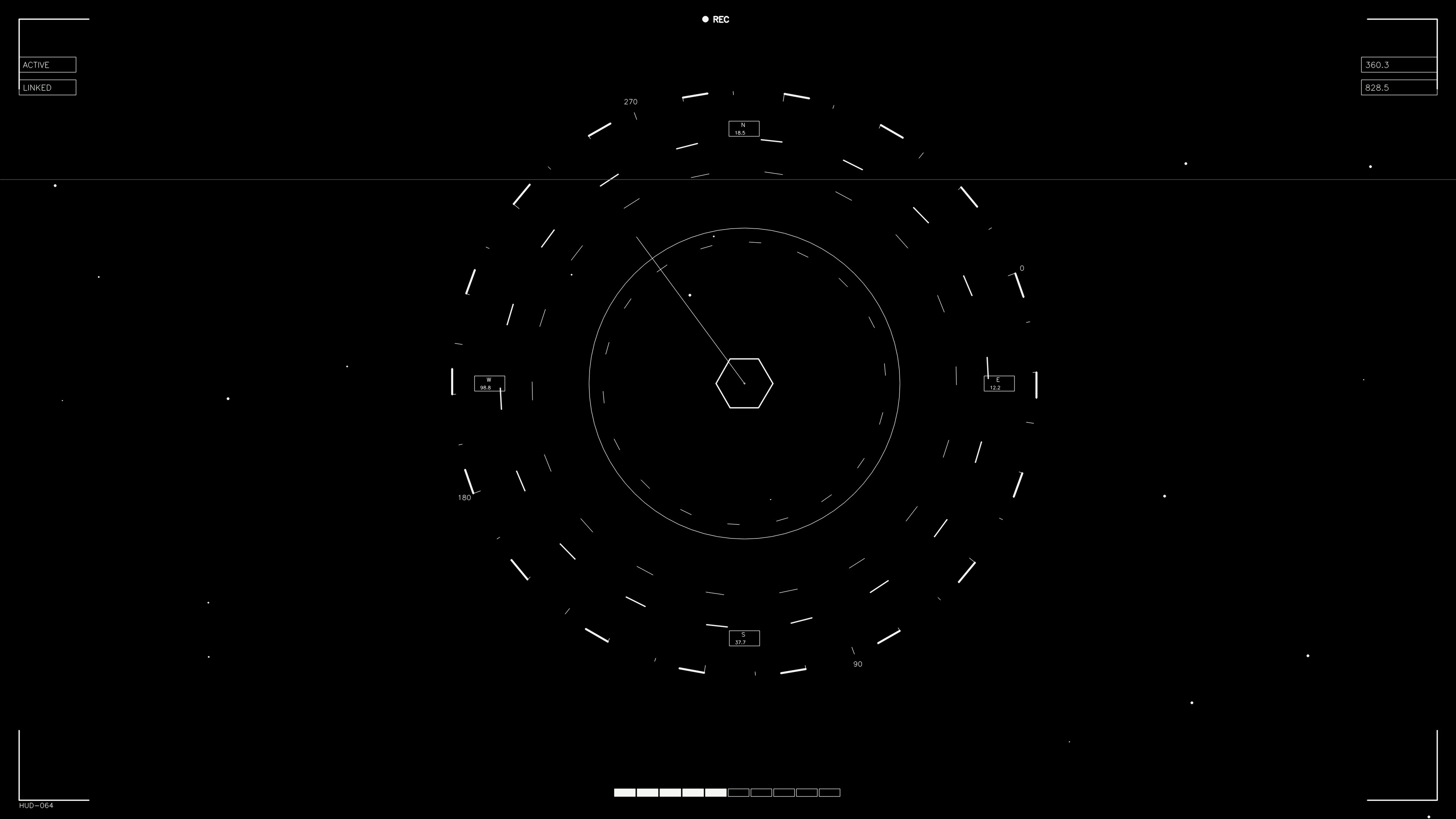 Hud elements animation for web designers and video editors in sci-fi themes with dynamic displays and interactive features