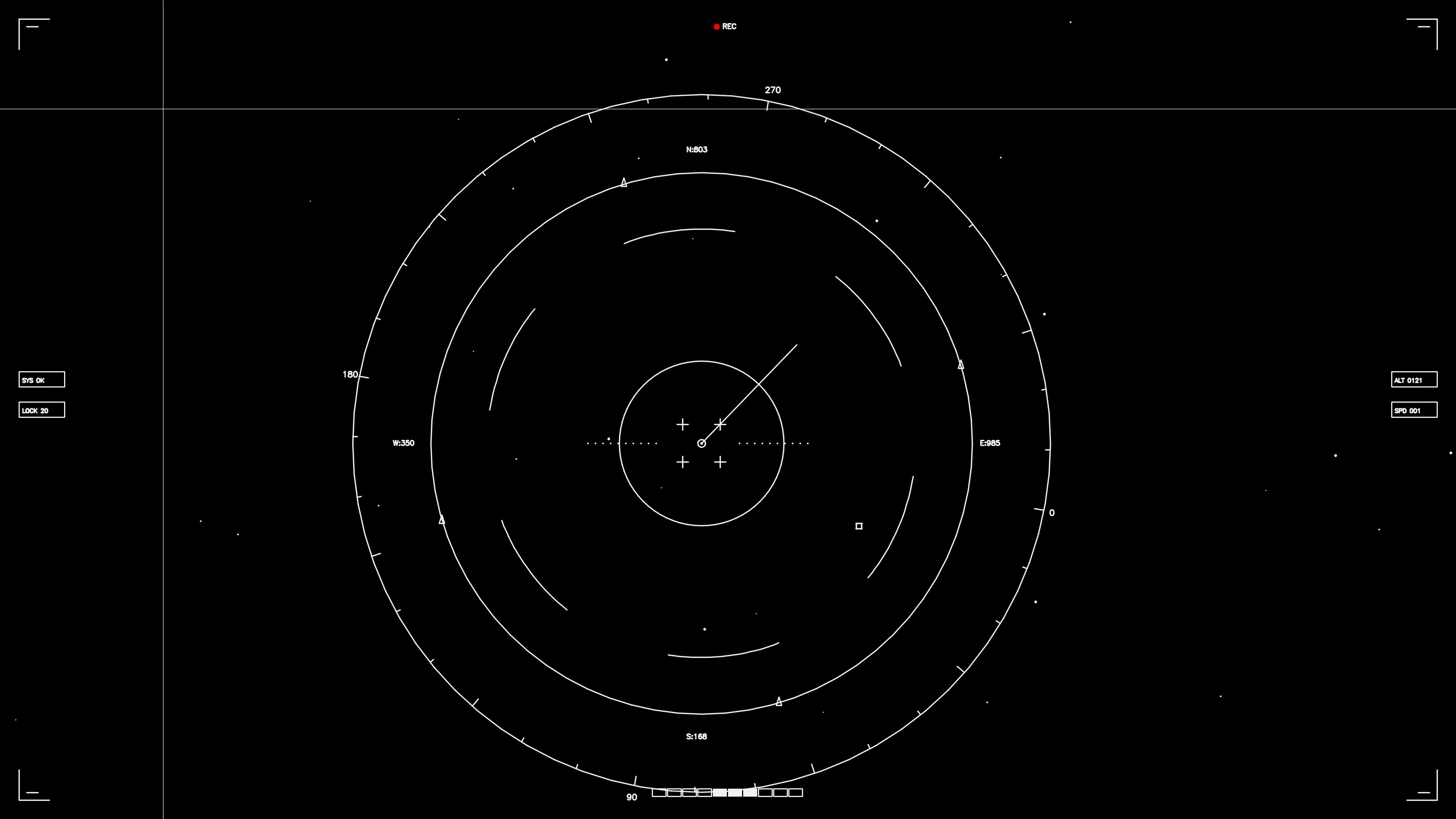 Hud elements animation for webdesign and sci-fi video editing for creative projects and visual storytelling for online content