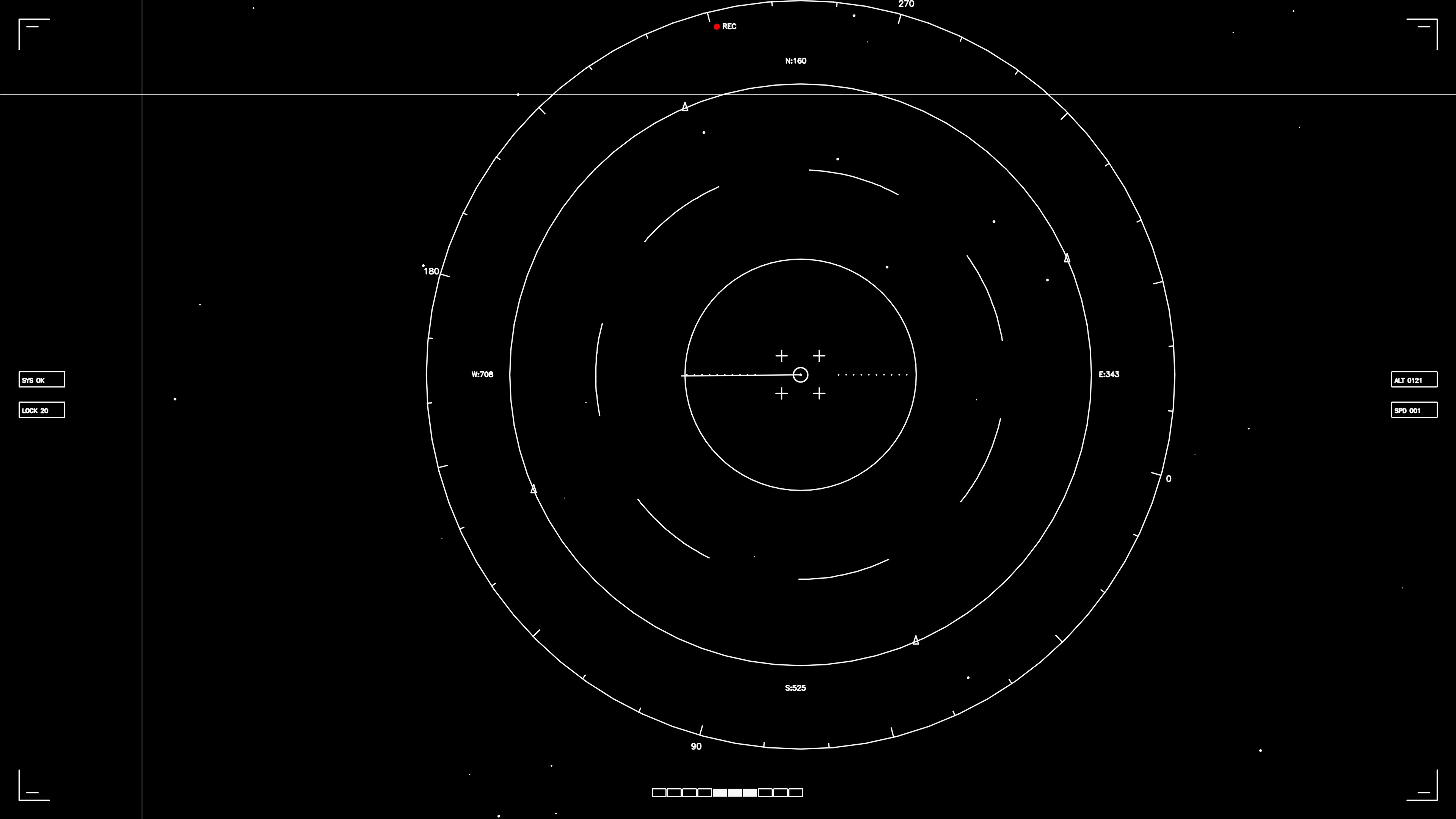 Hud elements animation for web design and sci-fi video editing tools for creators and developers