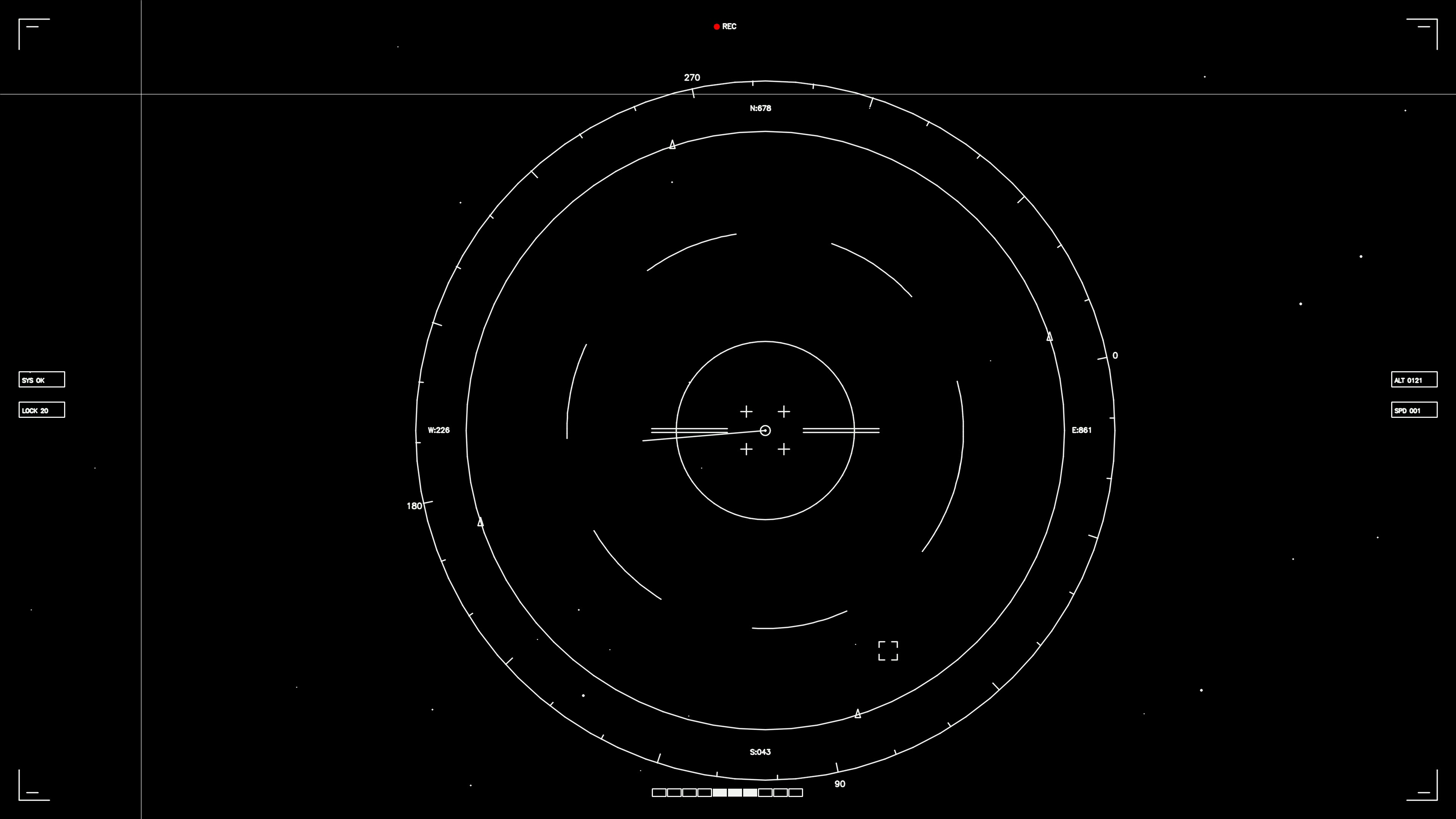 Hud elements animation for web designers and sci-fi video cutters to enhance visual effects and user interface design