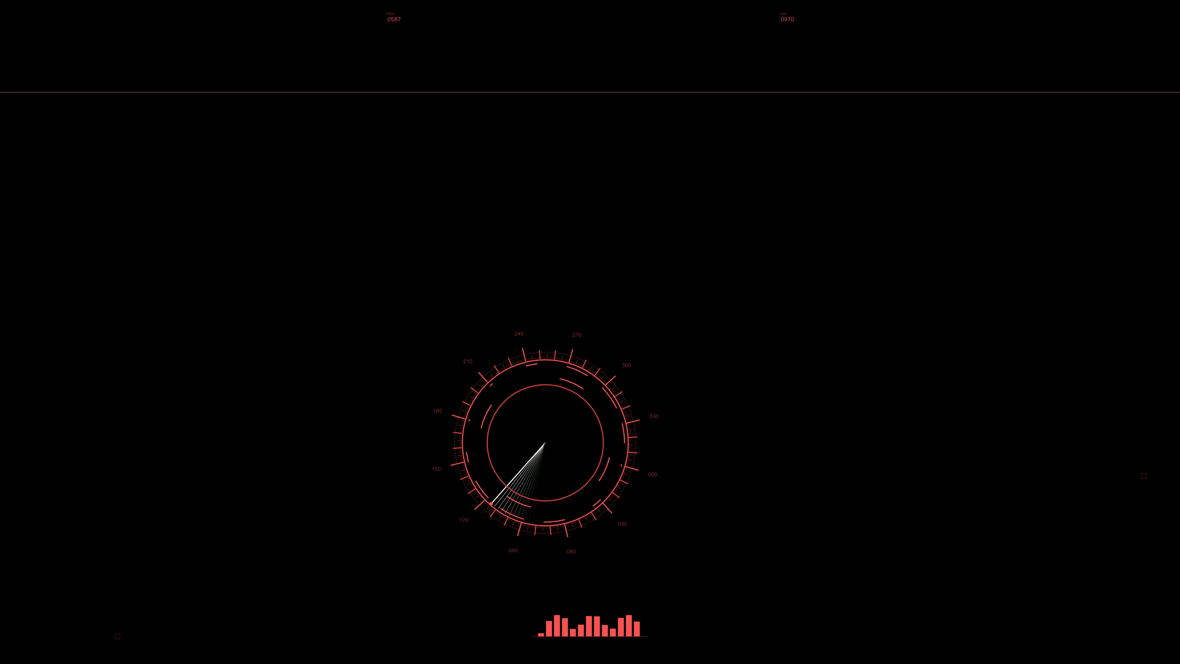 Military gui war stock footage hud animation for science fiction production with data display and tracking elements