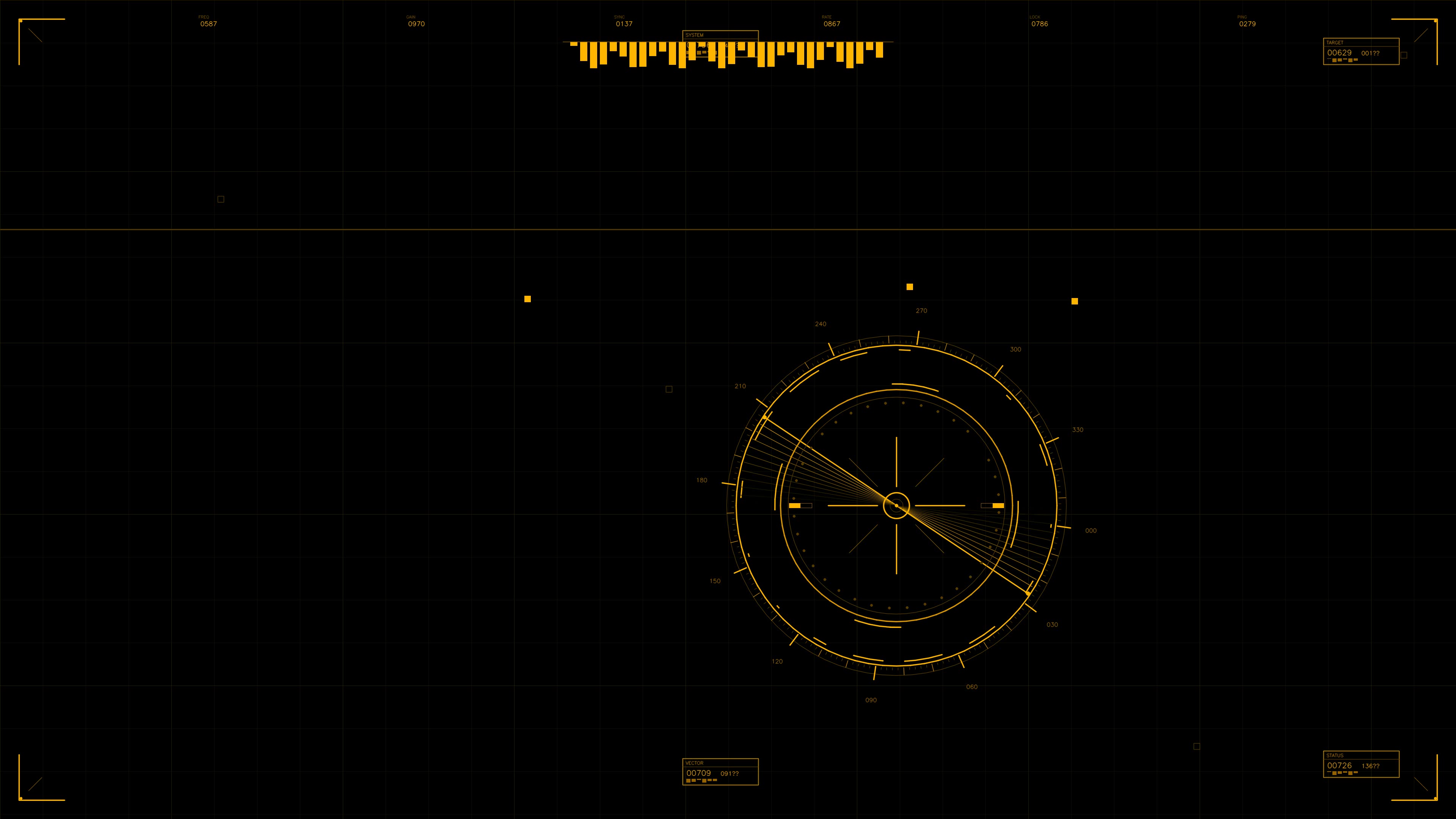 Military gui war stock footage featuring hud animation for science fiction production with complex graphics and overlays