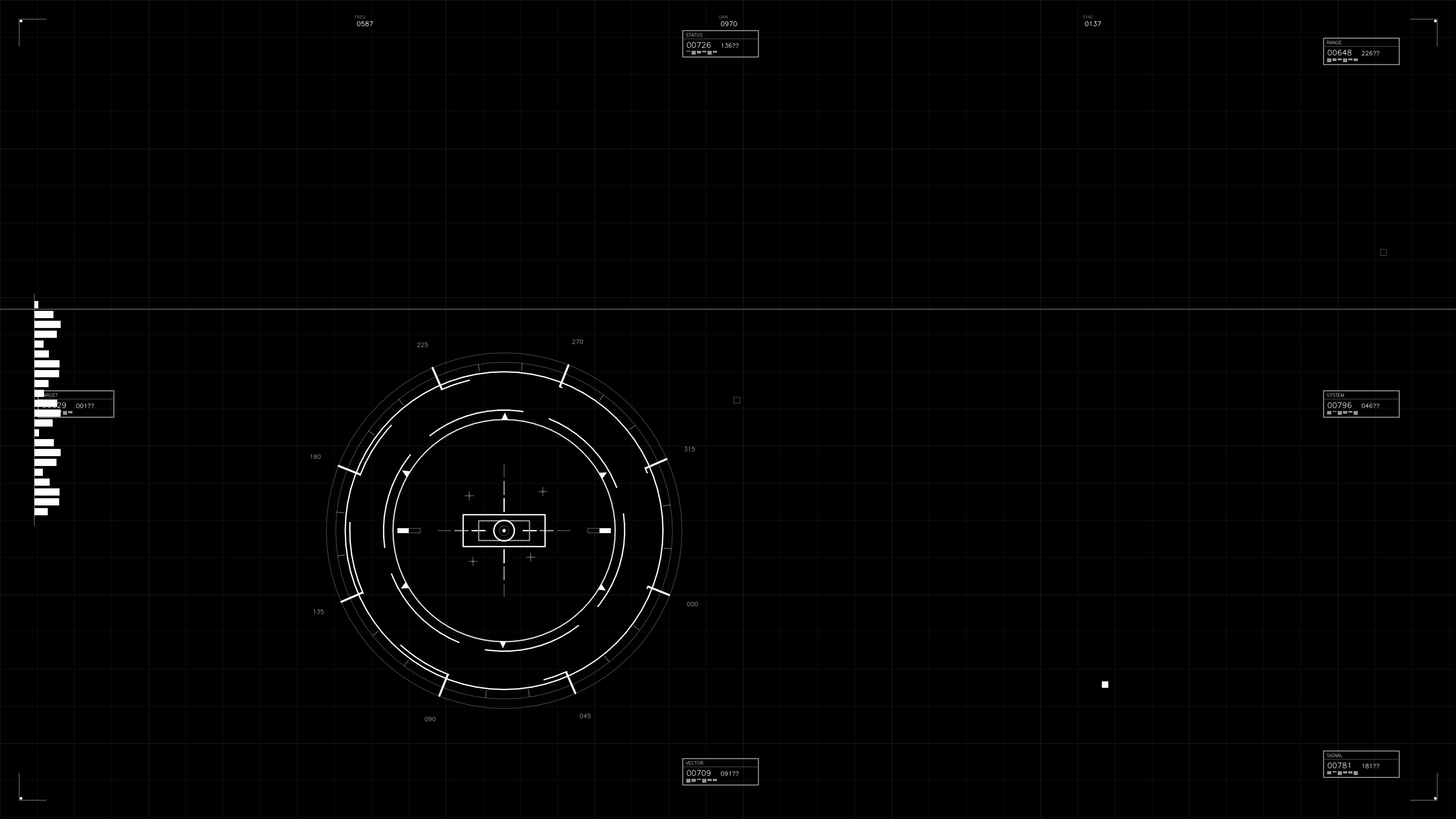 Military gui war stock footage hud animation for science fiction production shows detailed graphical layout for tactical operations