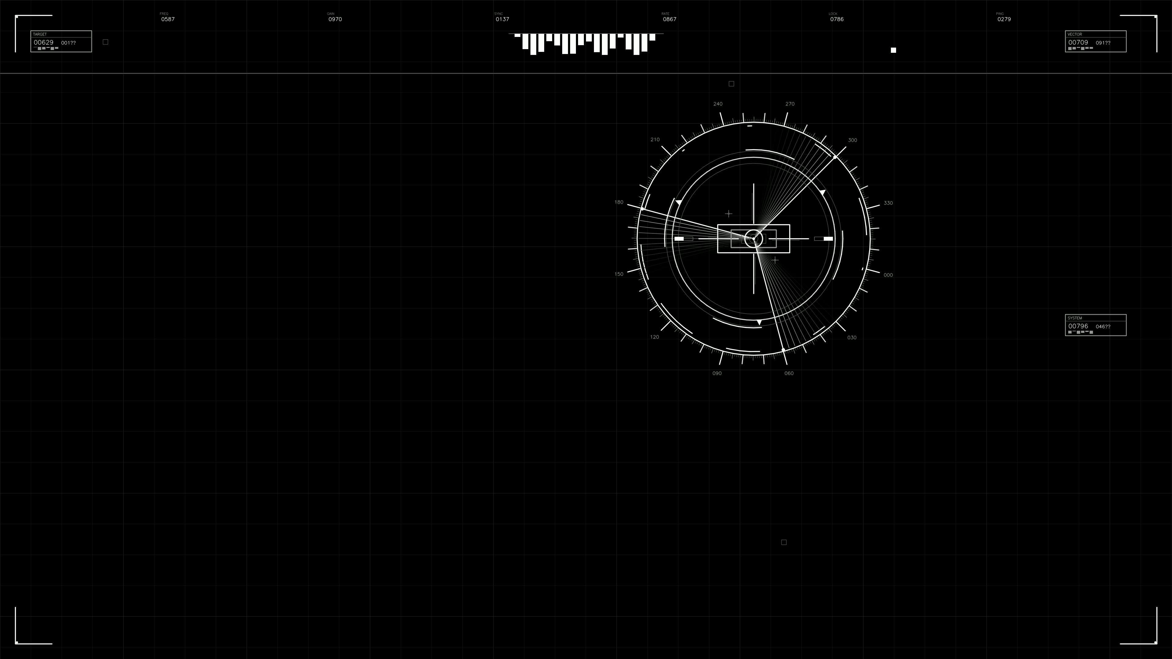 Military gui war stock footage with hud animation for science fiction video production in digital format