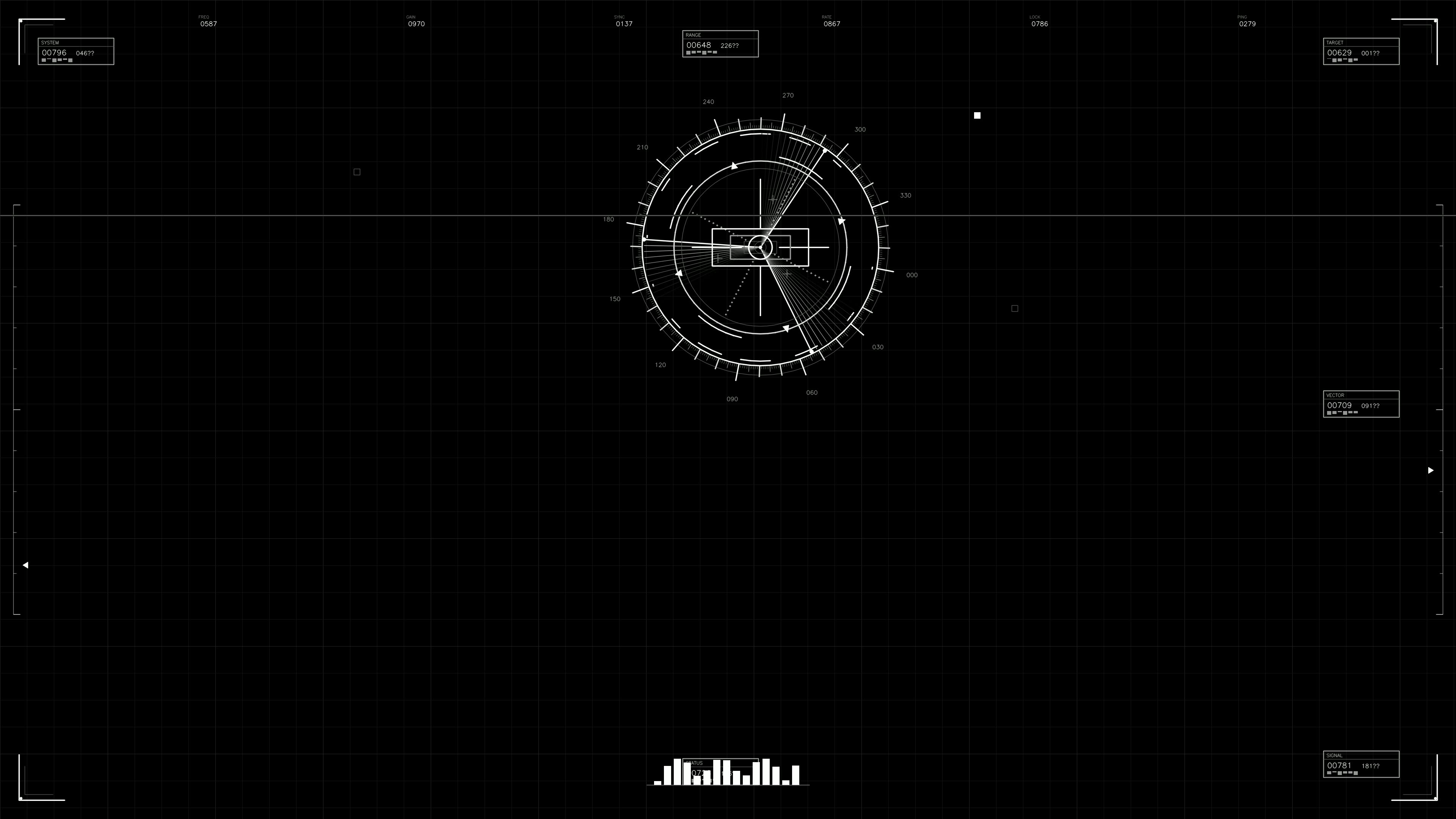 Military gui war stock footage hud animation for sci fi production with detailed graphics and data readouts provided in a futuristic setting